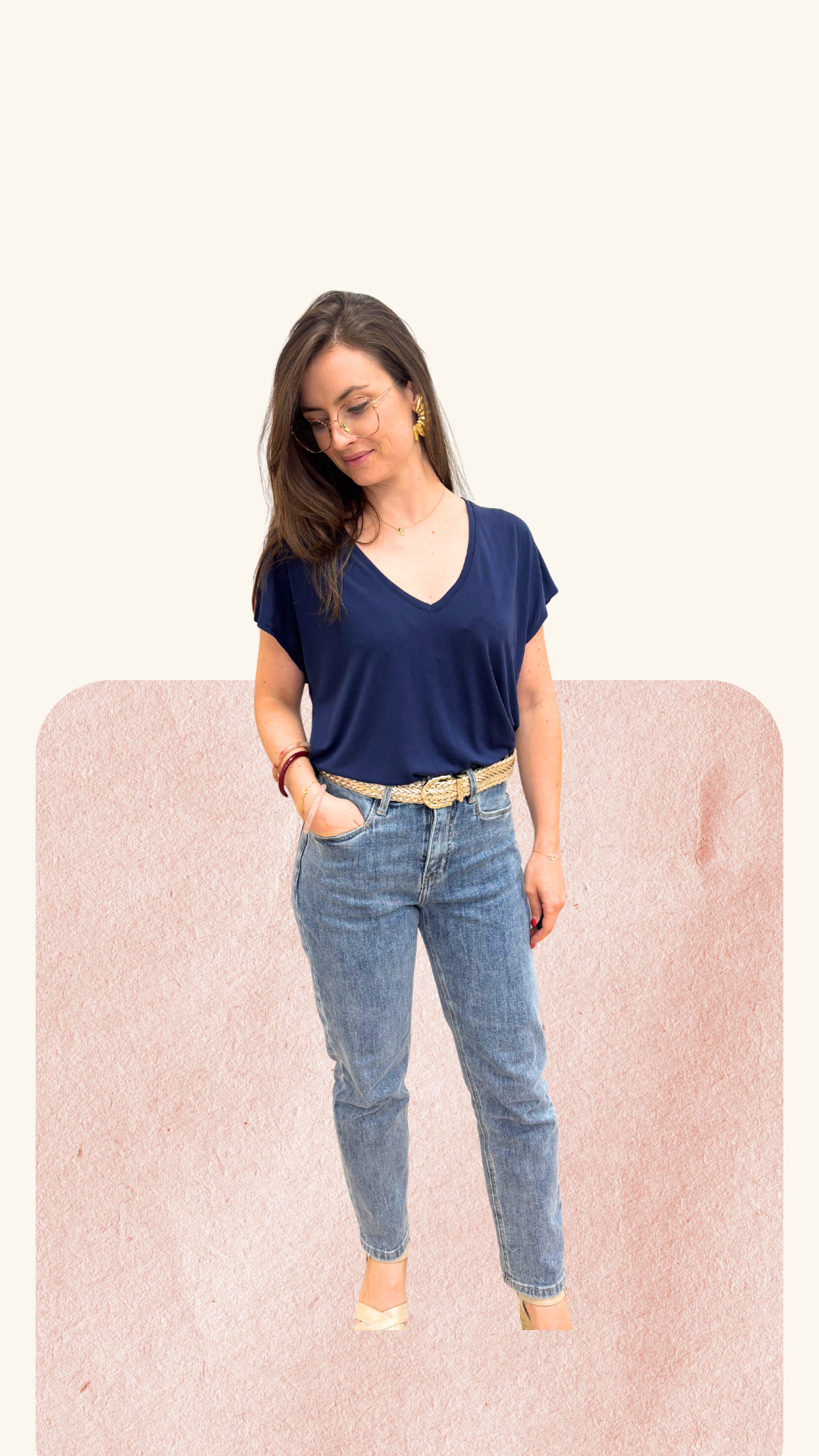 T-shirt Raphaël marine