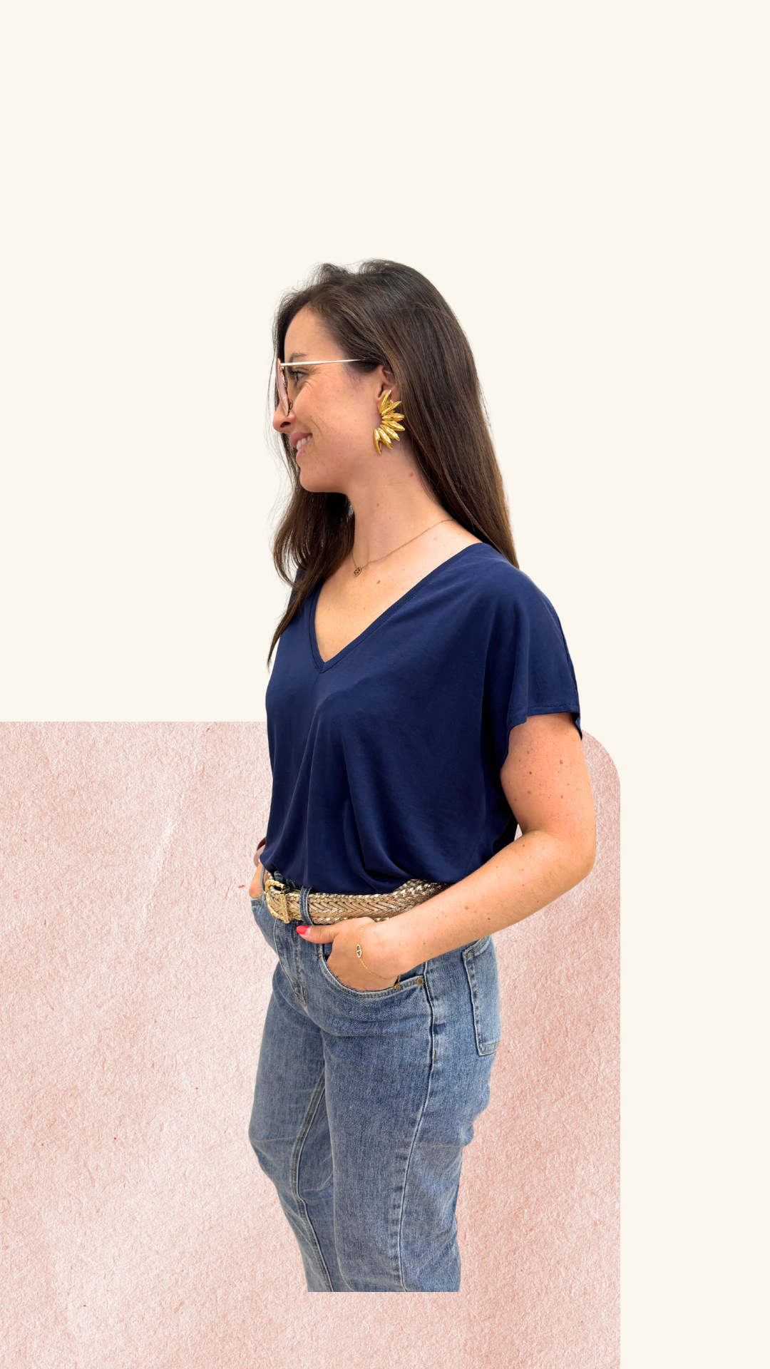 T-shirt Raphaël marine