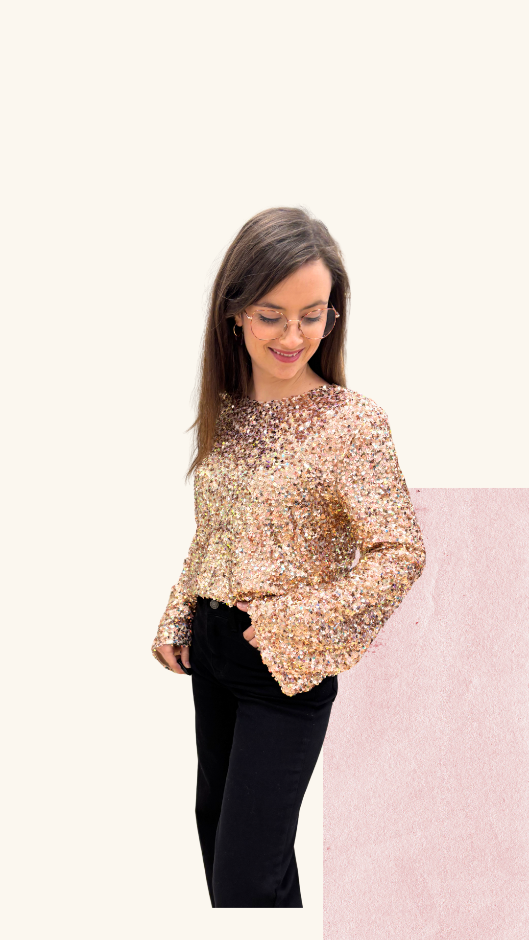 Blouse Maxine dorée