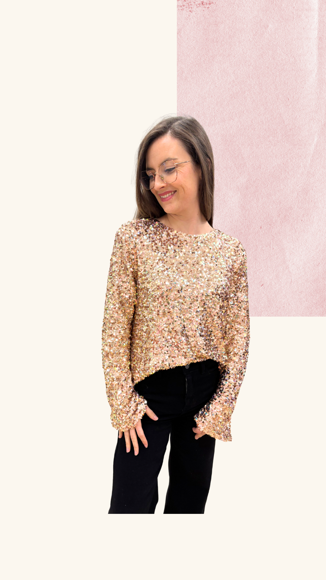 Blouse Maxine dorée