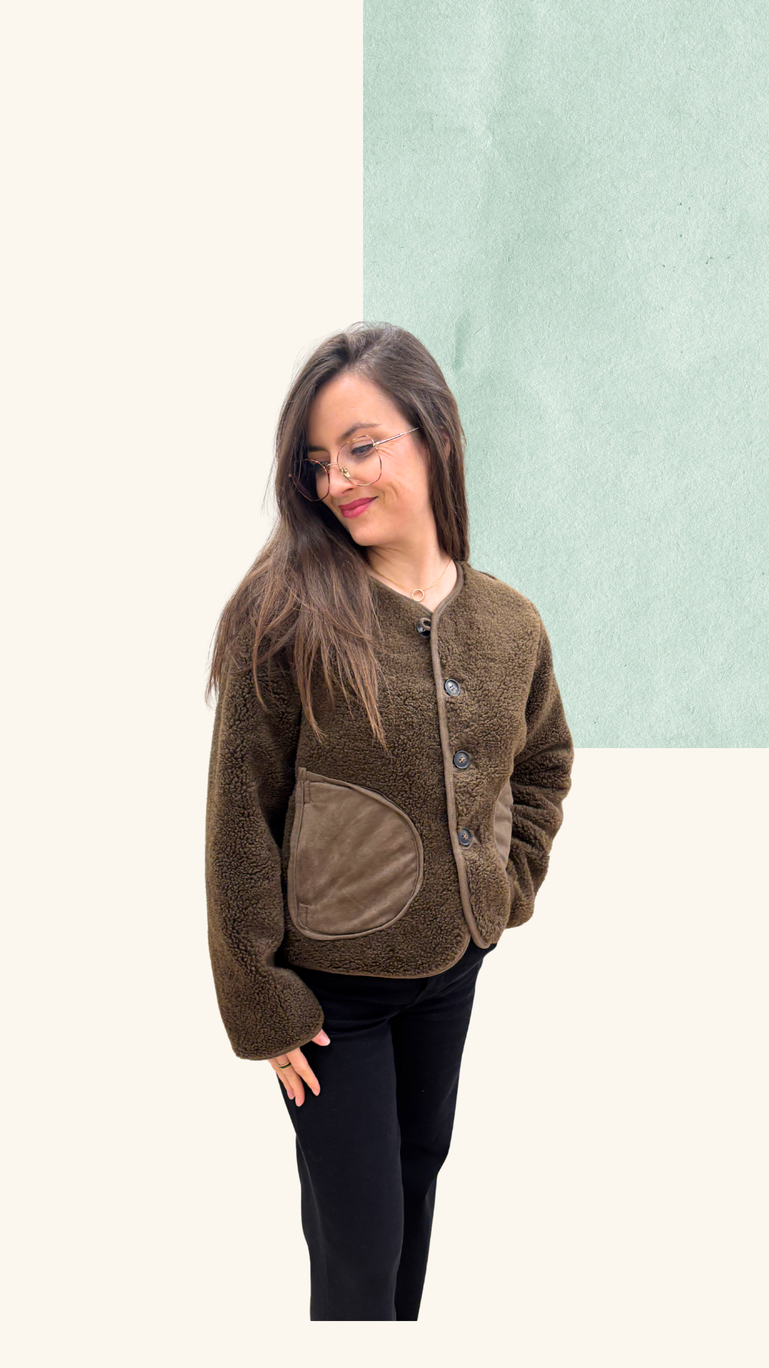 Manteau Cyril chocolat