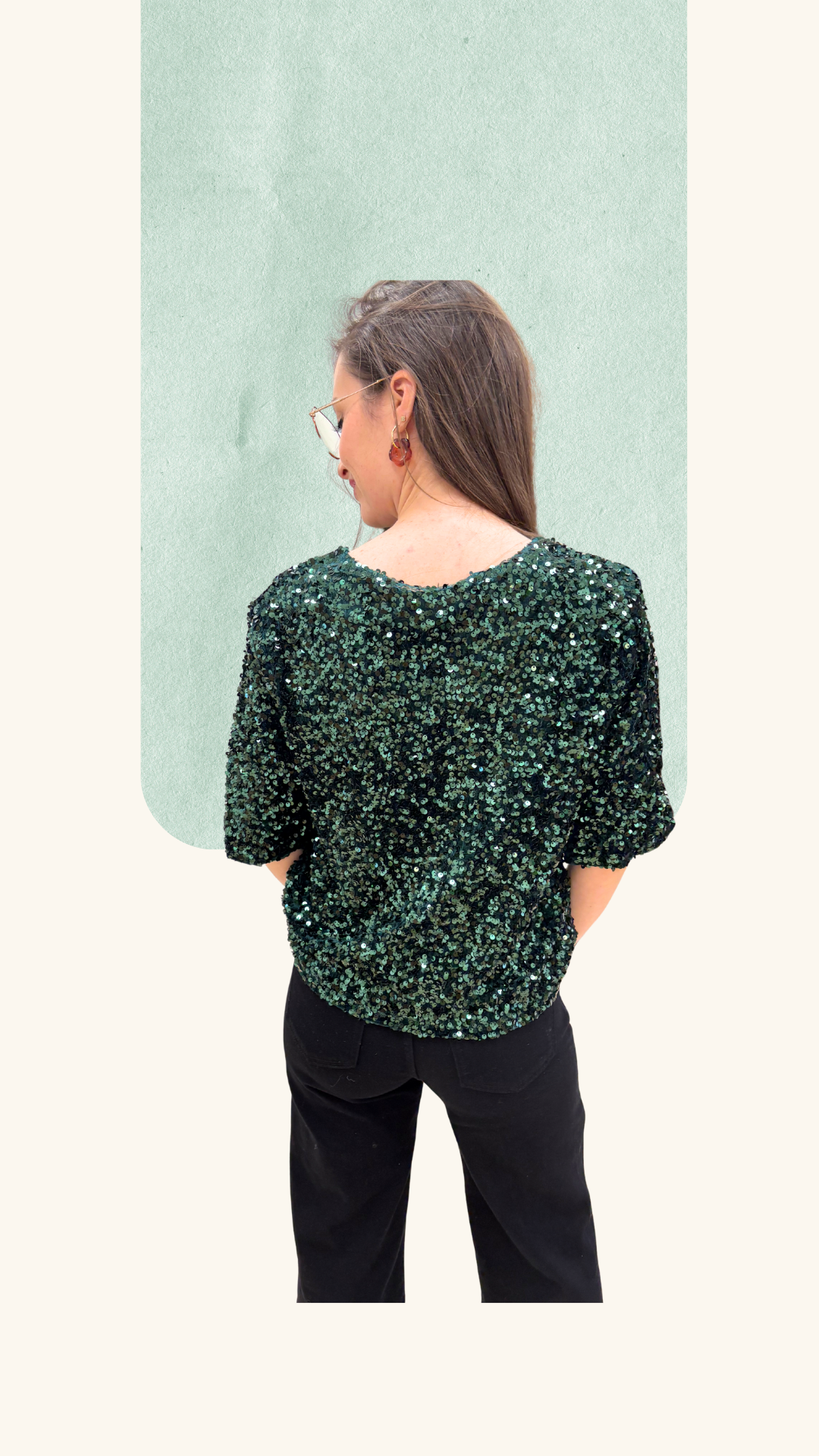 T-shirt Athéna vert