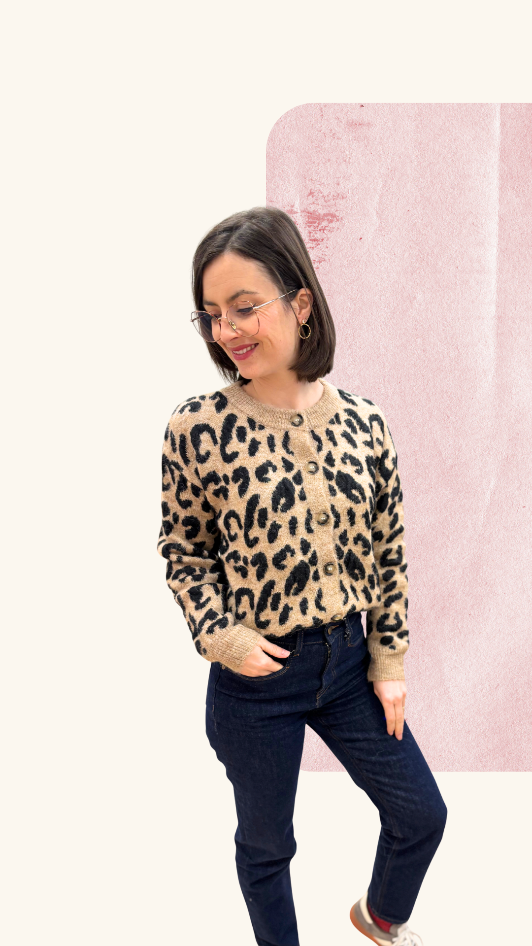 Gilet Adella léopard