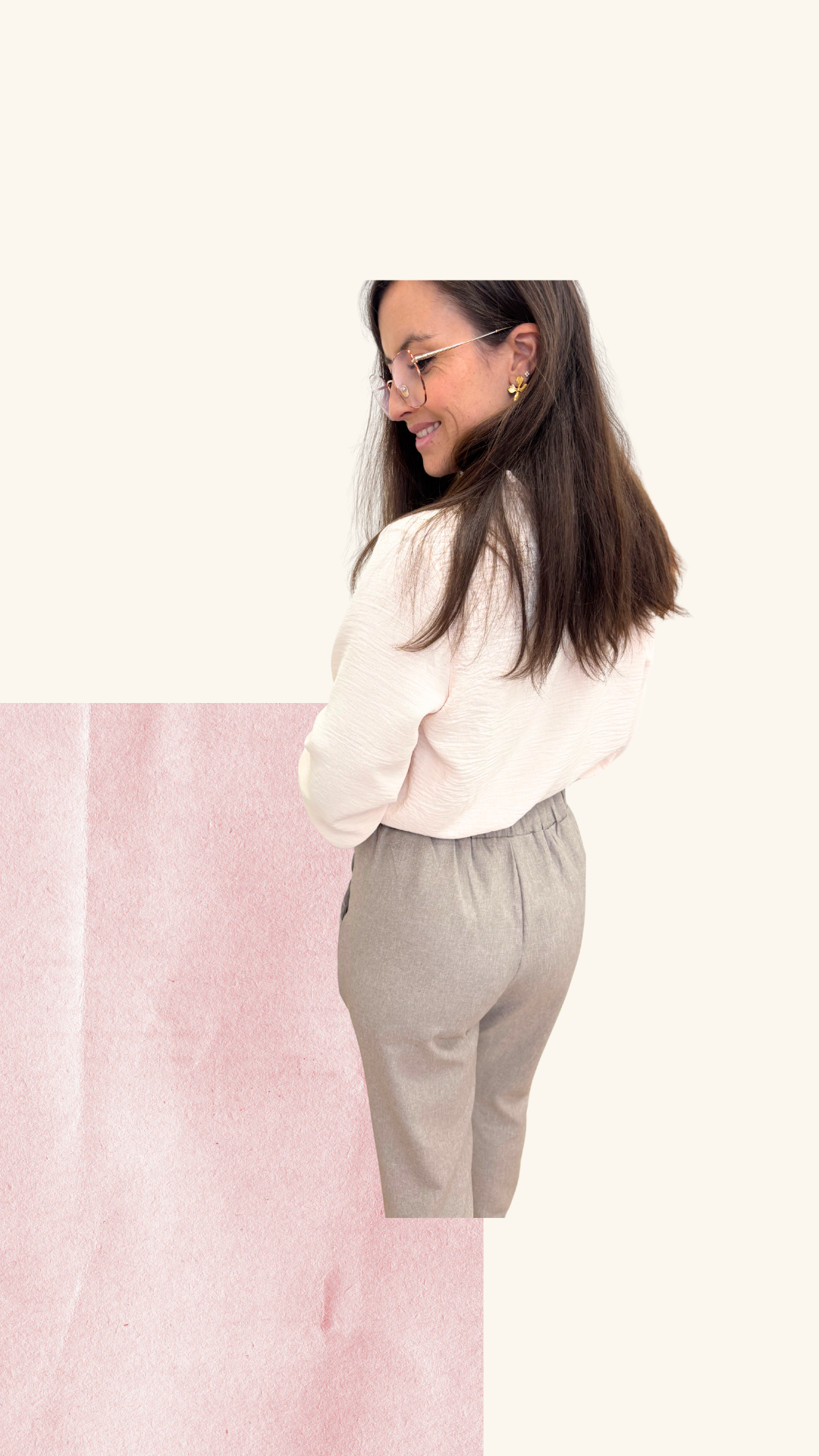 Pantalon Gabriel taupe