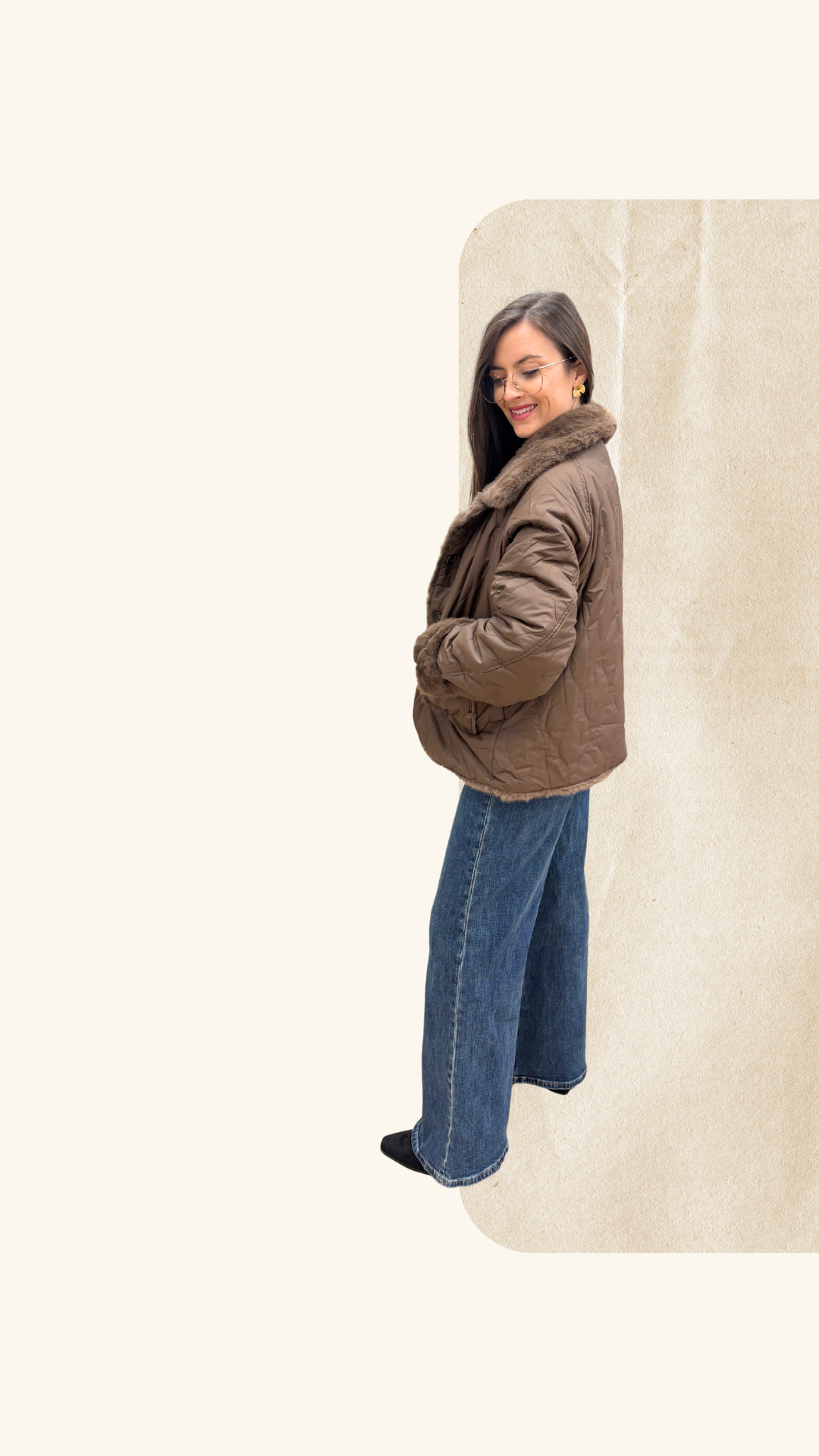 Manteau réversible Pio