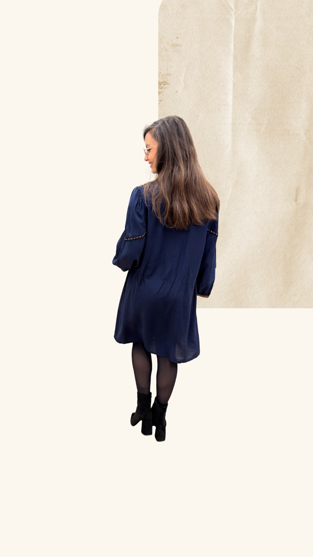 Robe Honorine marine