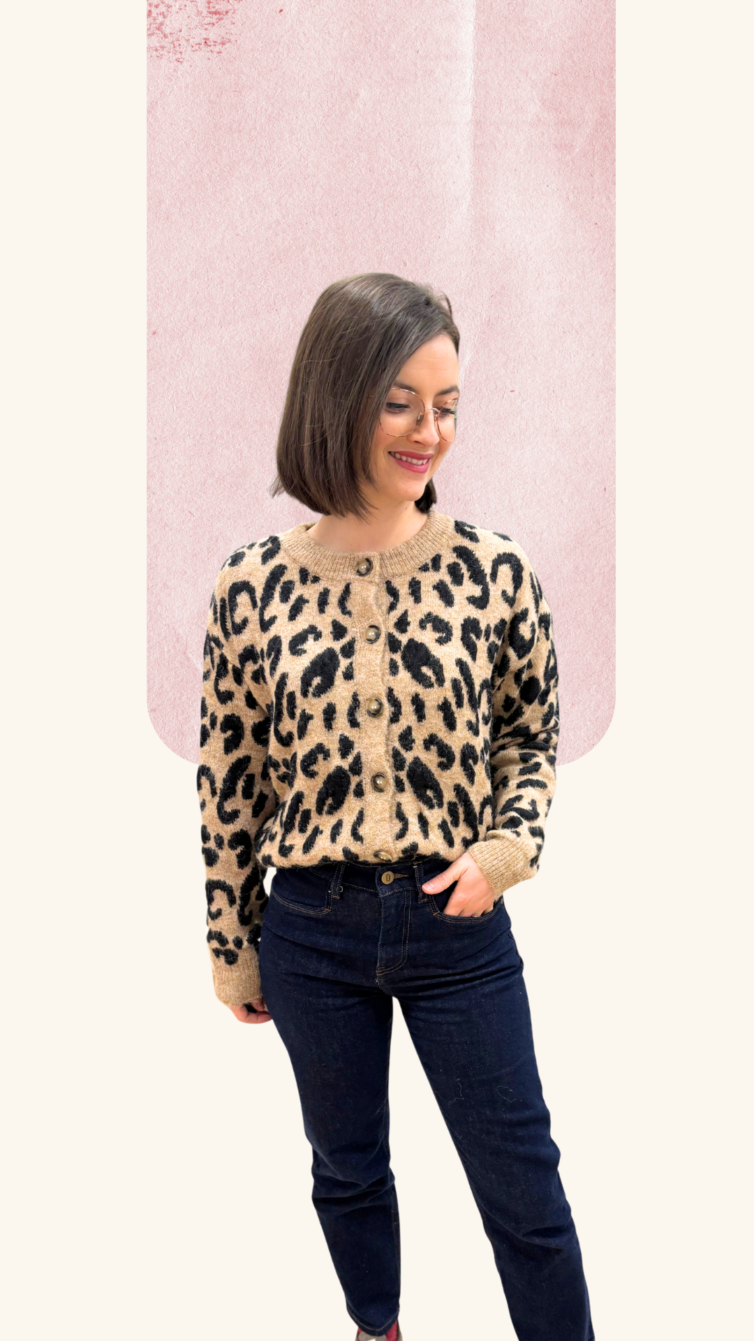 Gilet Adella léopard