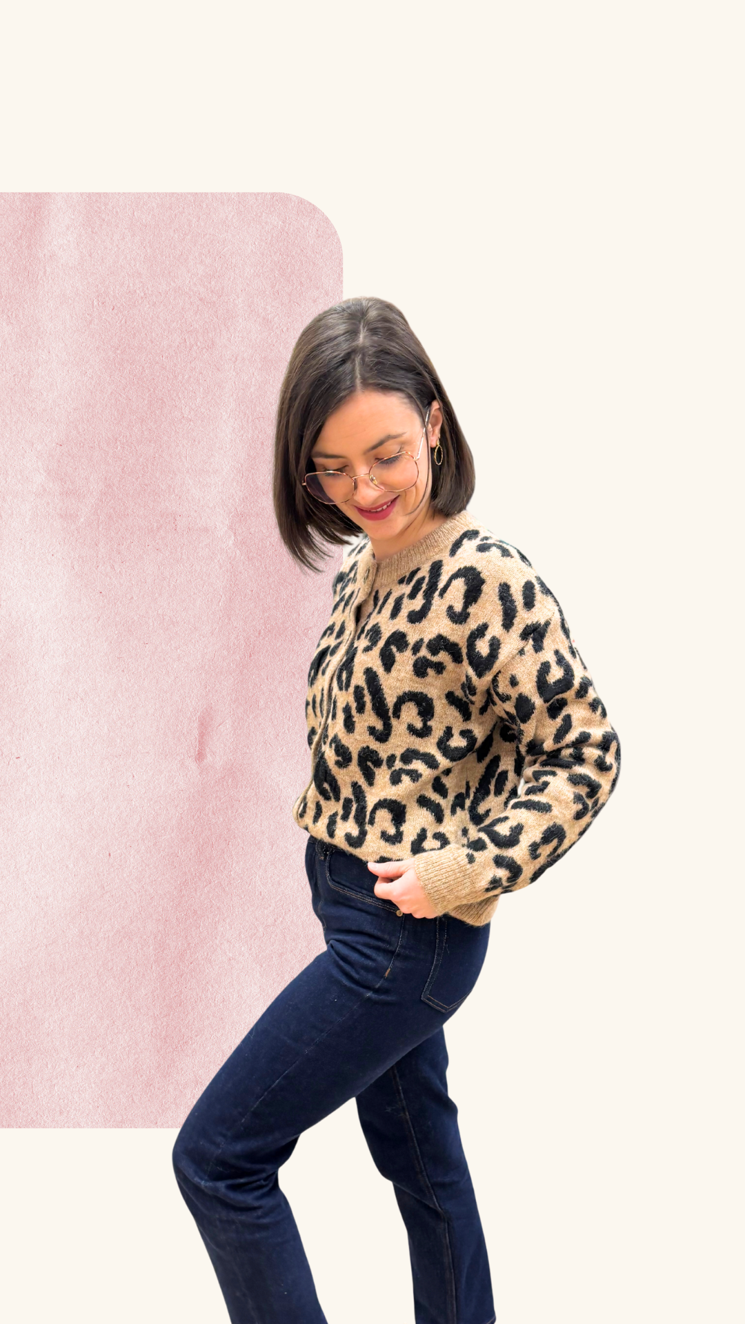 Gilet Adella léopard