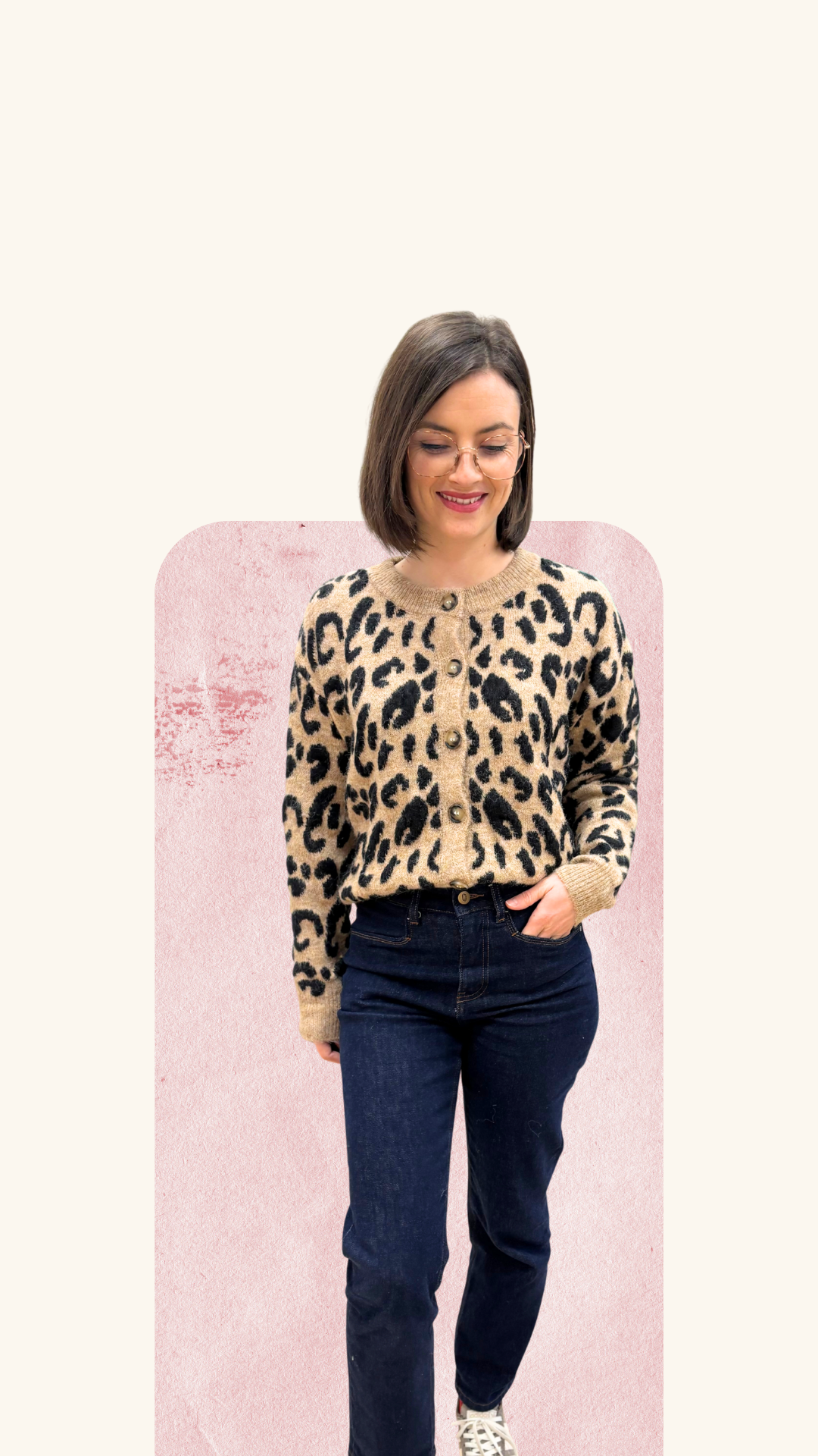 Gilet Adella léopard