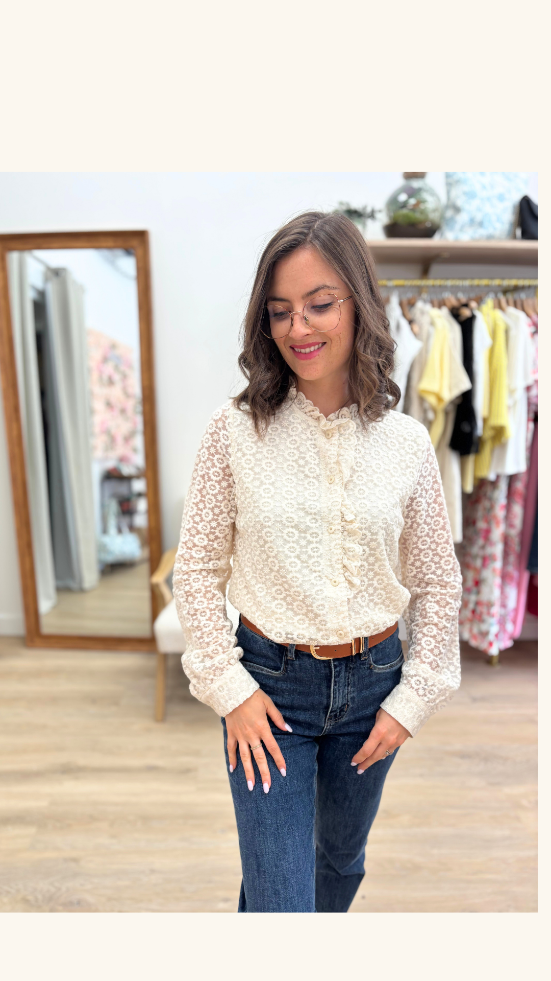 Chemise Charlie beige