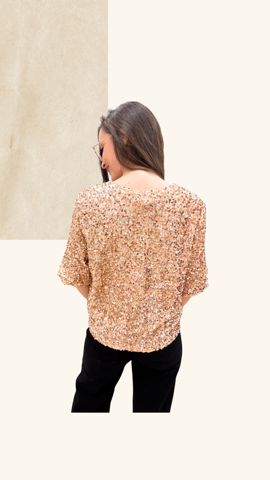 T-shirt Athéna doré