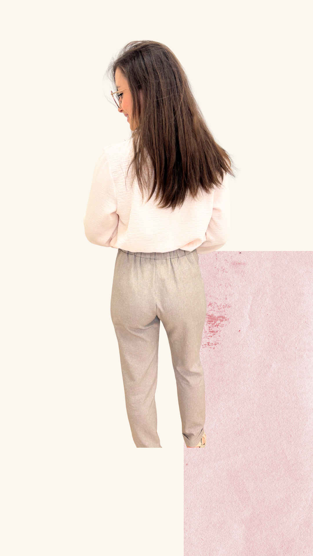 Pantalon Gabriel taupe