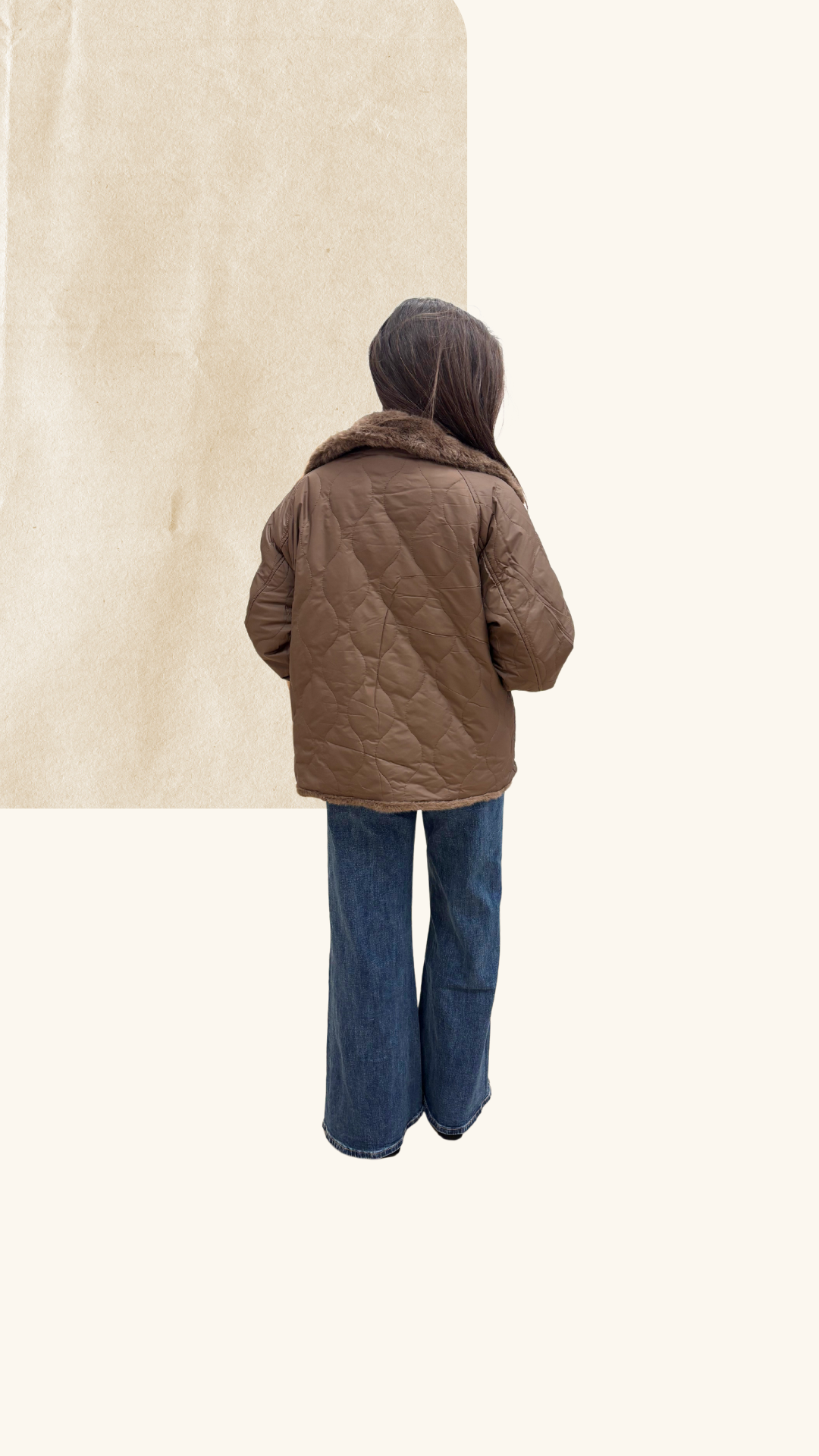 Manteau réversible Pio