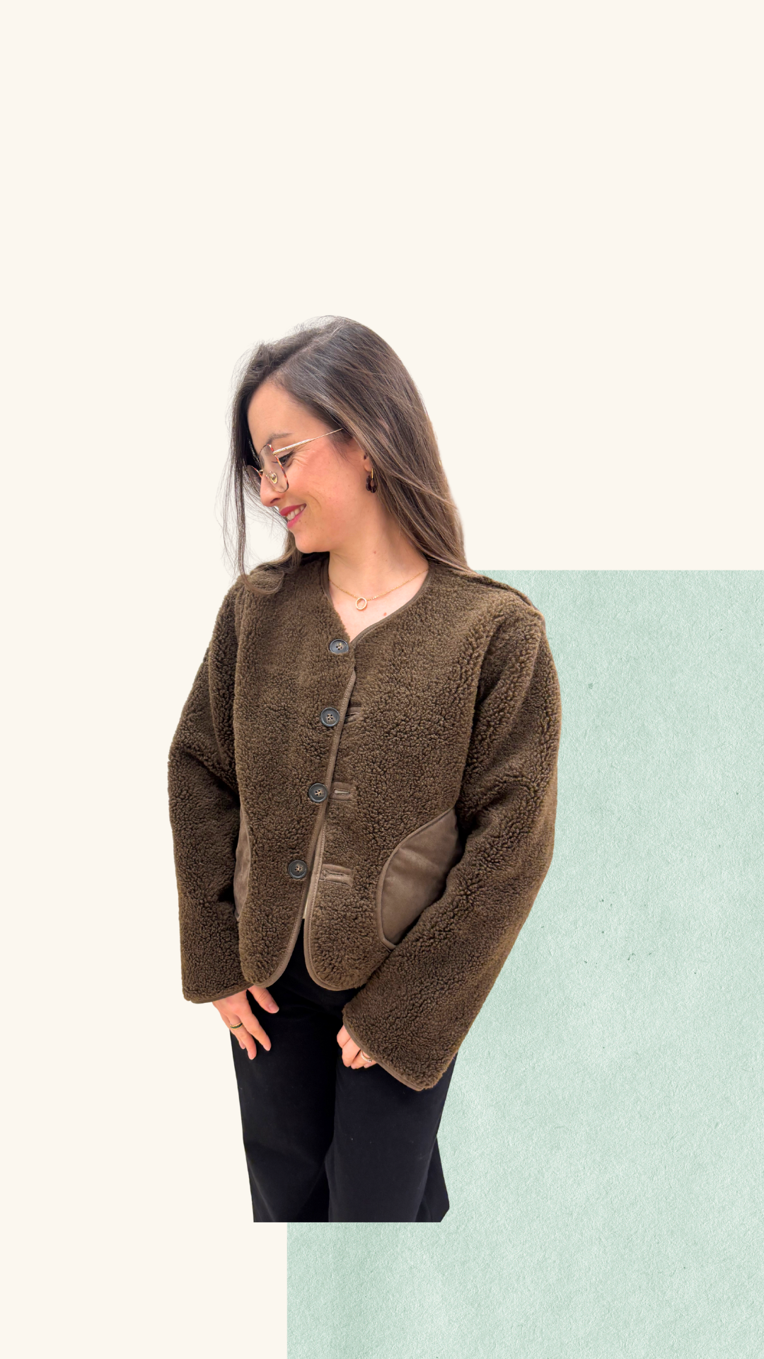 Manteau Cyril chocolat