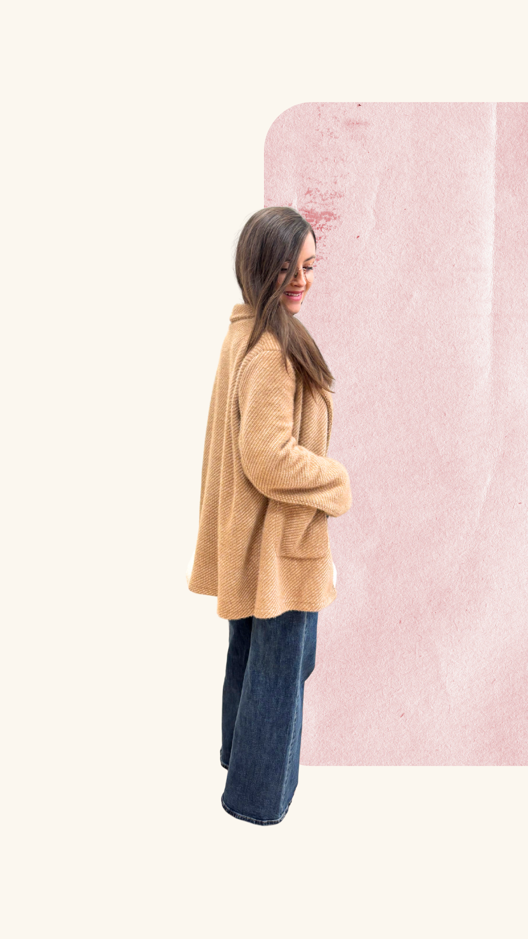 Veste Simone laine beige