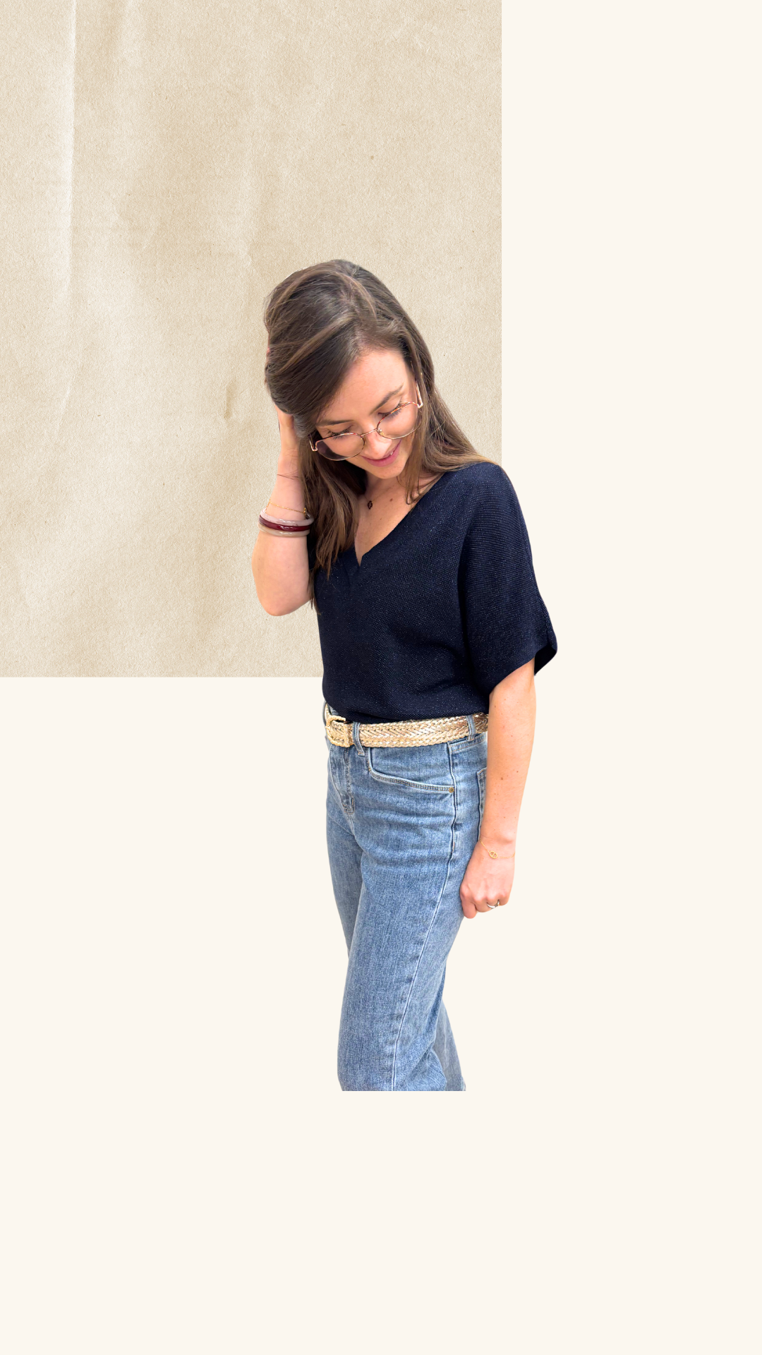 T-shirt Adriana marine