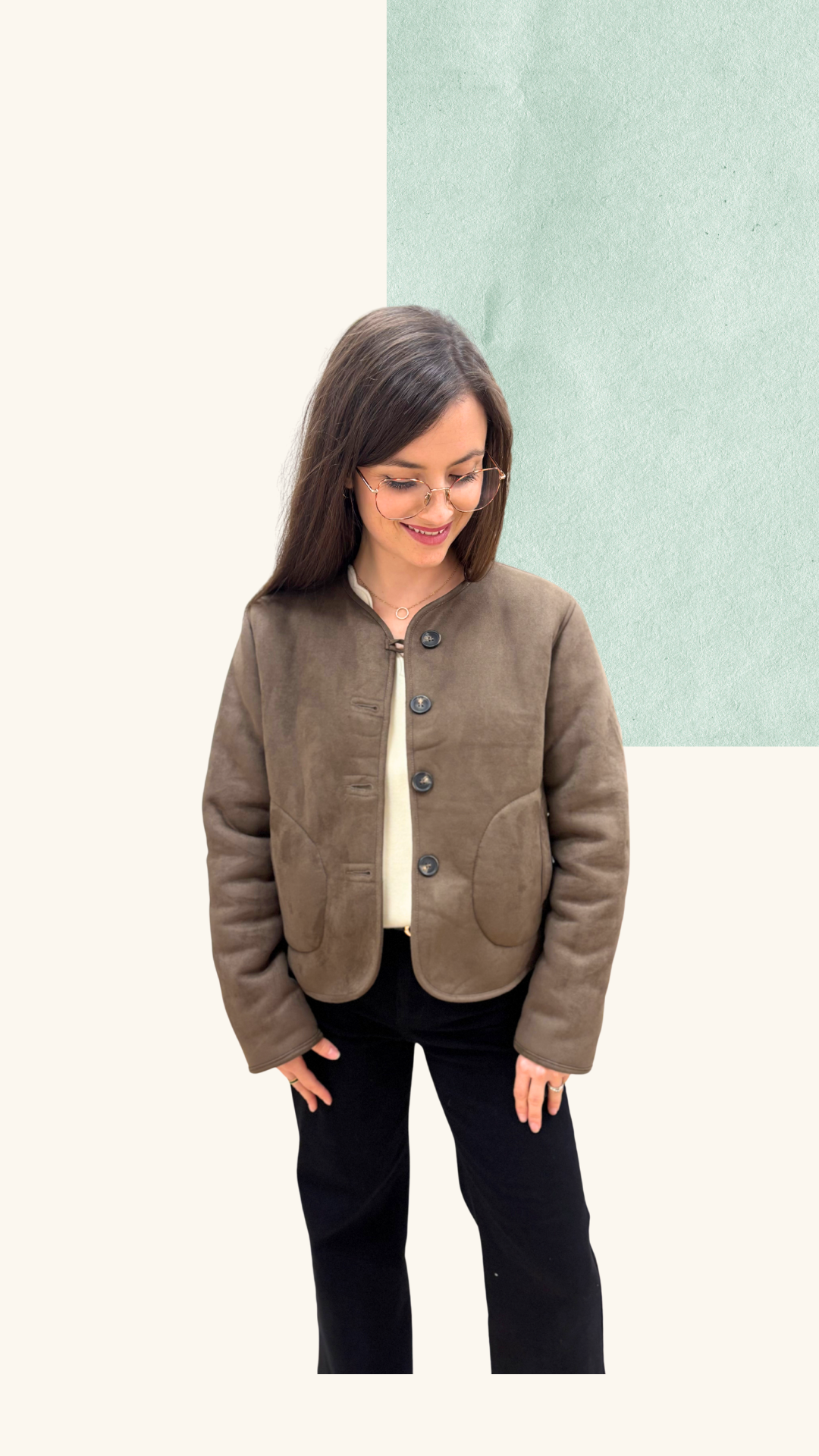 Manteau Cyril chocolat