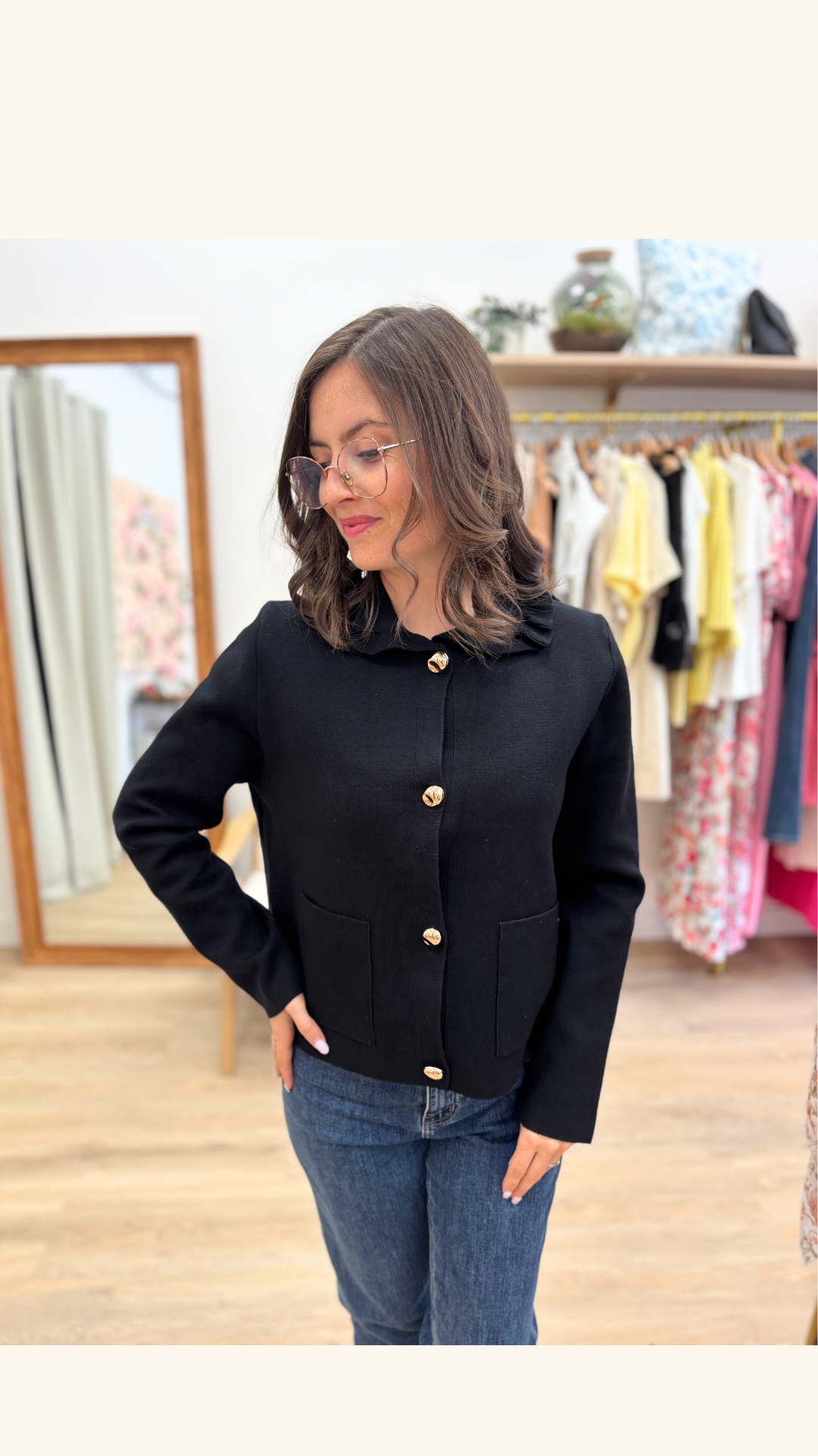 Gilet Claudine noir