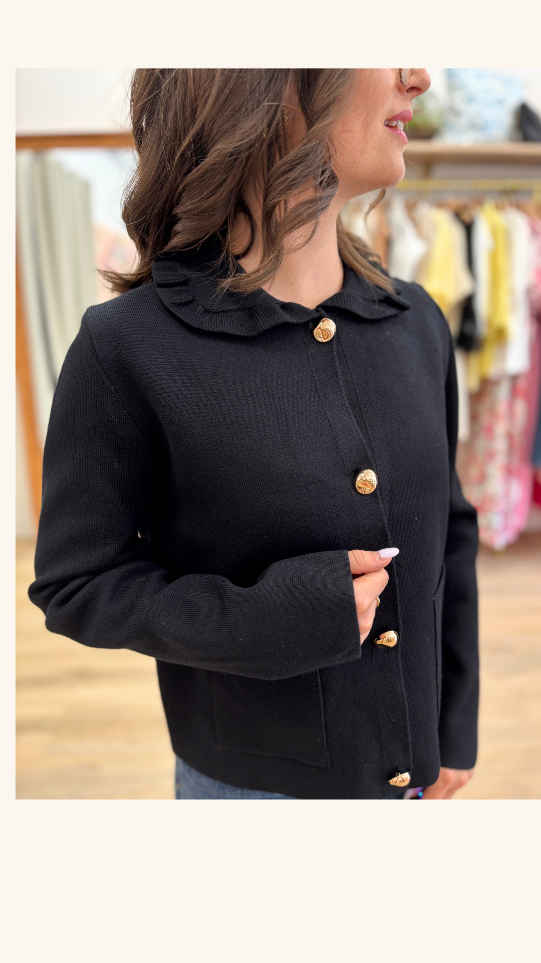 Gilet Claudine noir