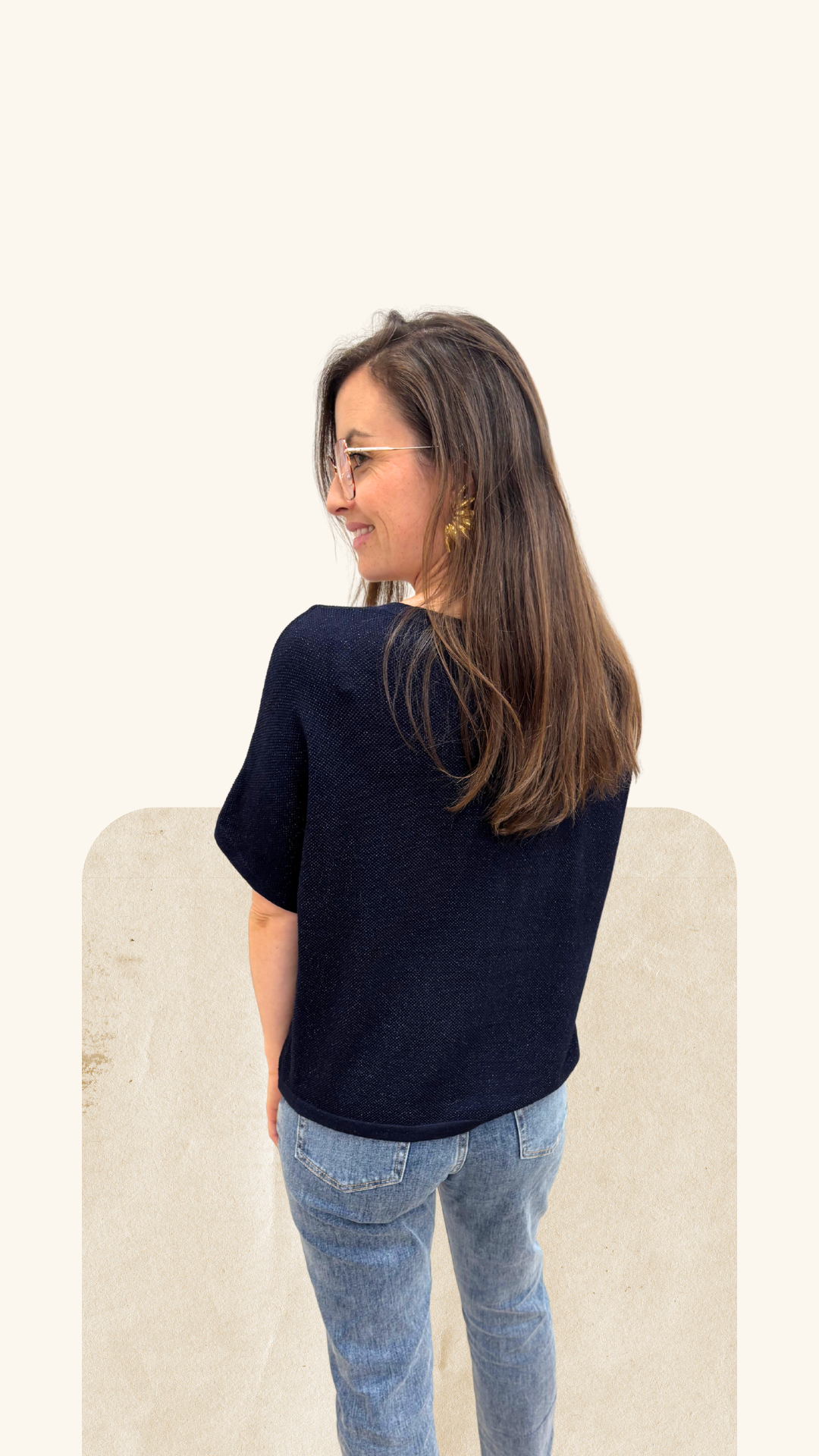 T-shirt Adriana marine