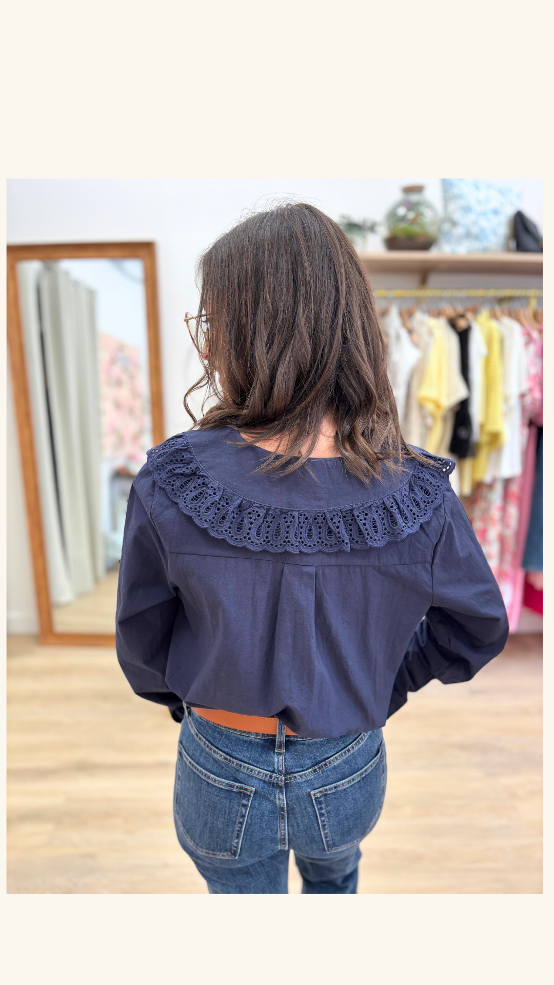 Chemise Hélène bleu