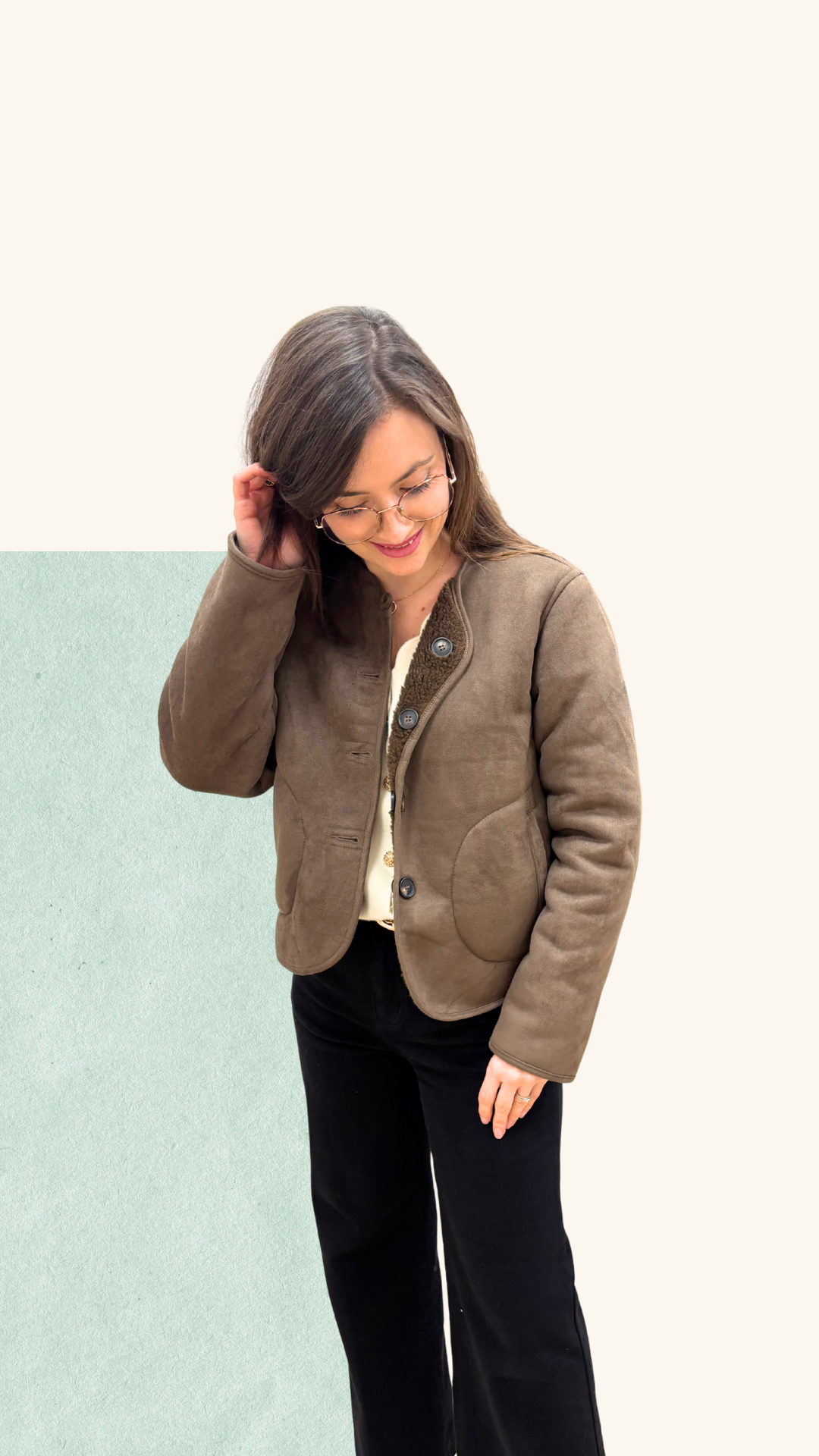 Manteau Cyril chocolat