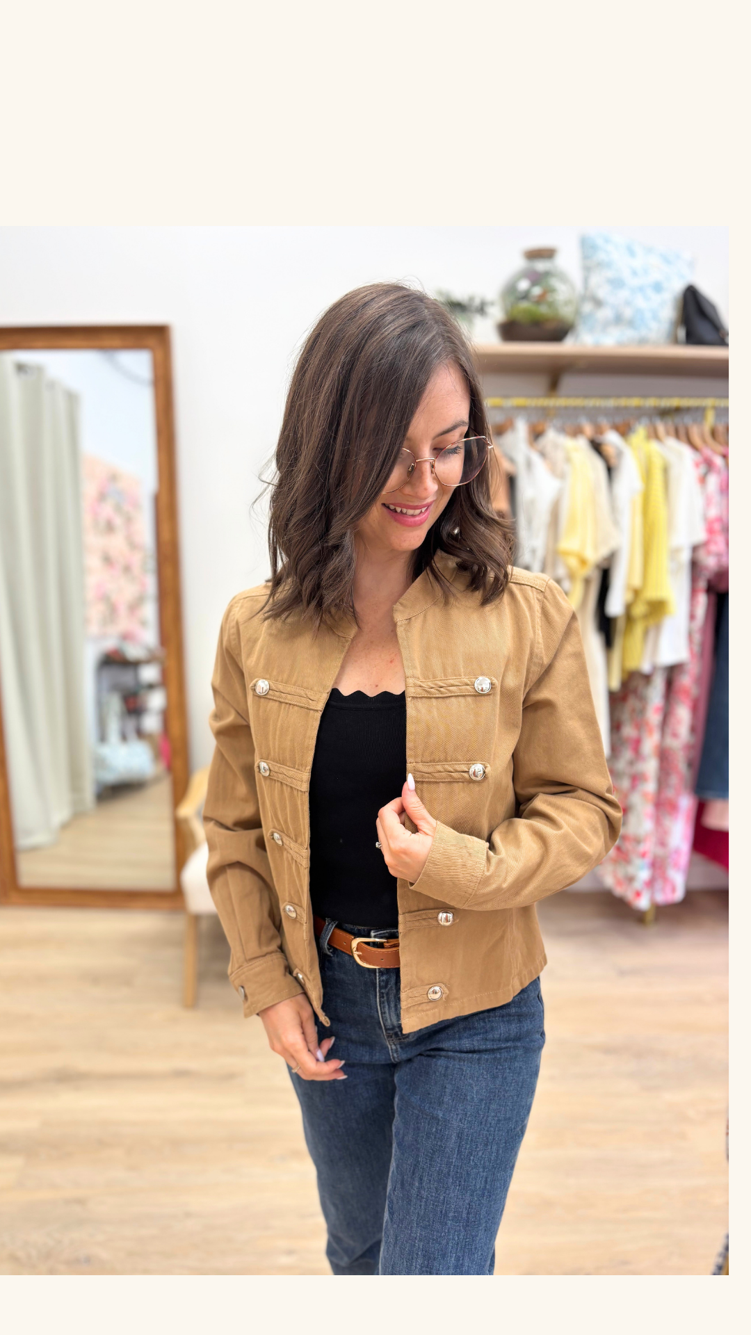 Veste Estelle taupe