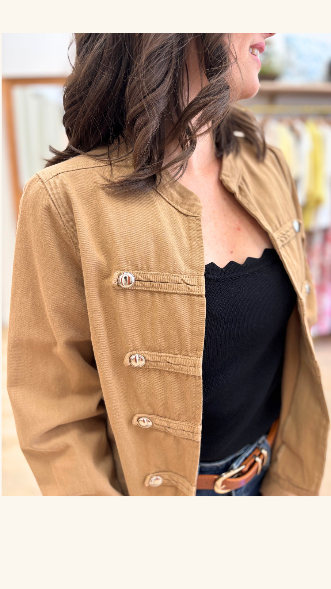 Veste Estelle taupe