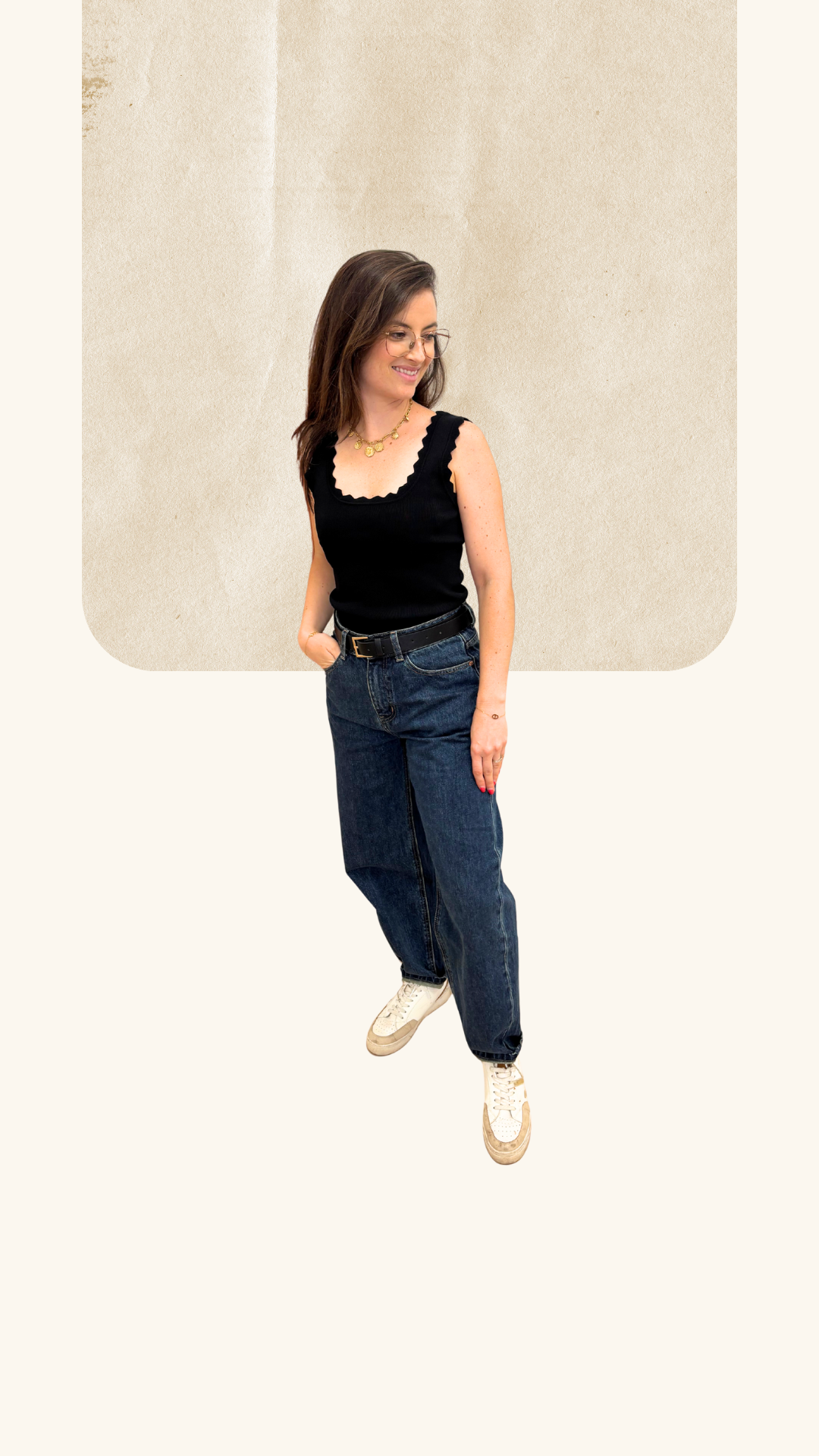 Jean Bora barrel bleu