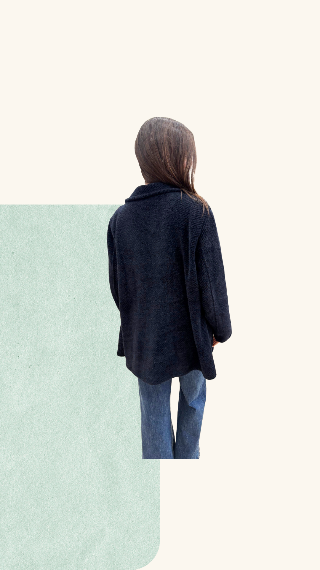 Veste Simone laine noir