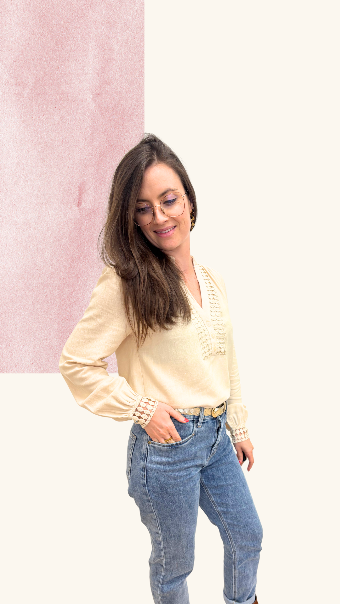 Chemise Béryl beige