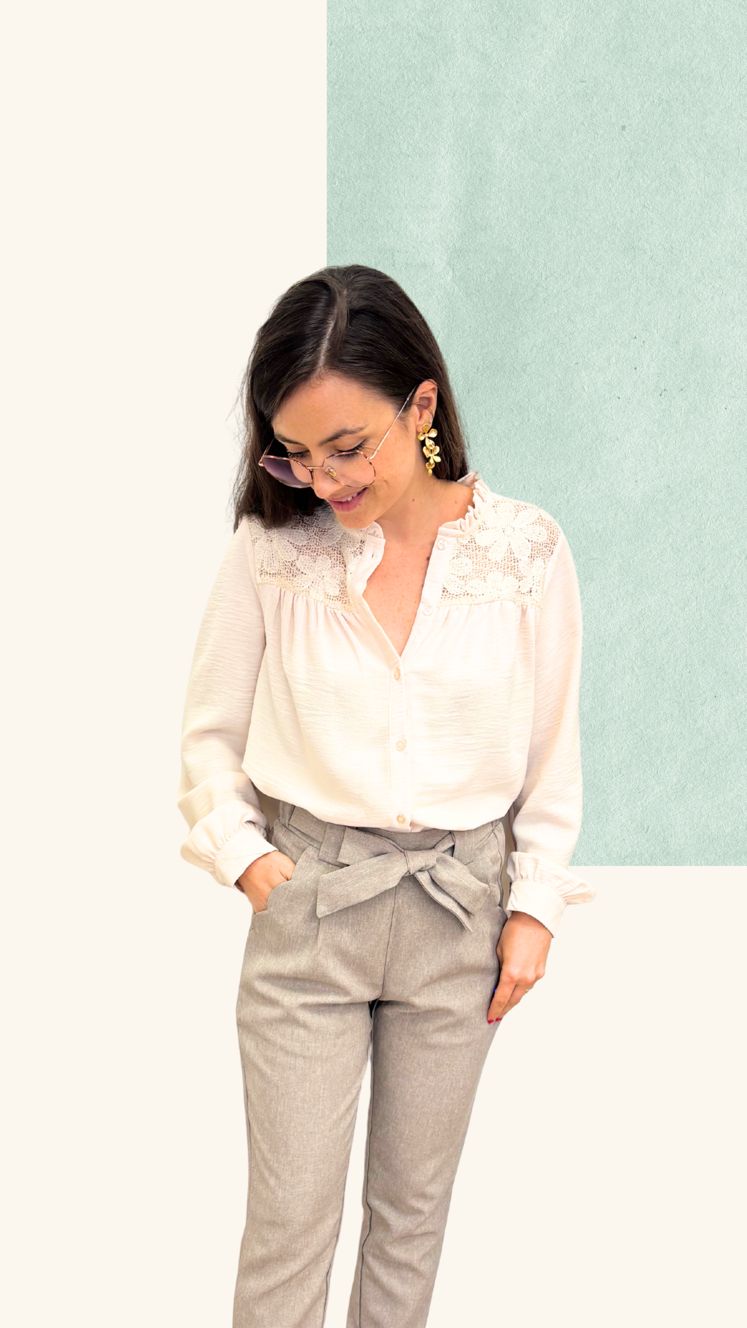 Blouse Camille beige