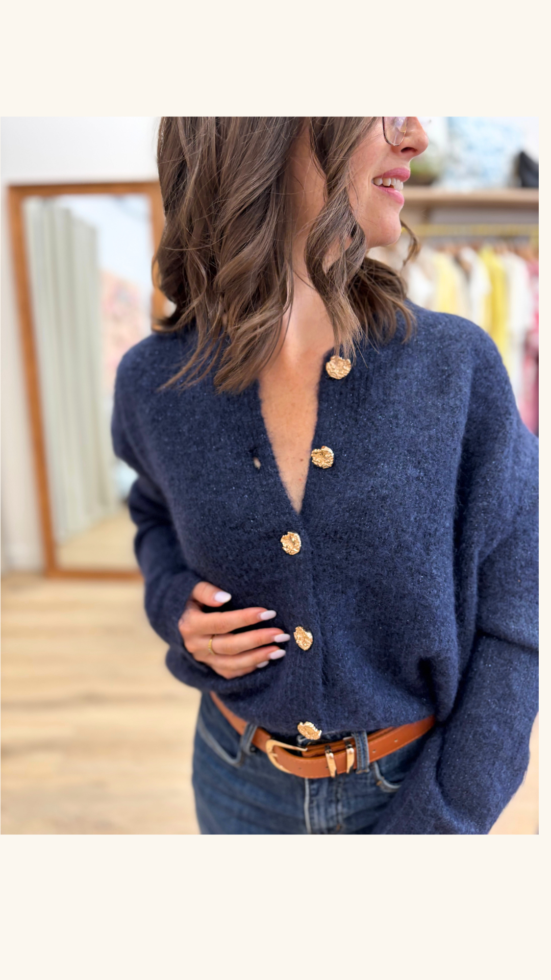 Gilet Solange marine