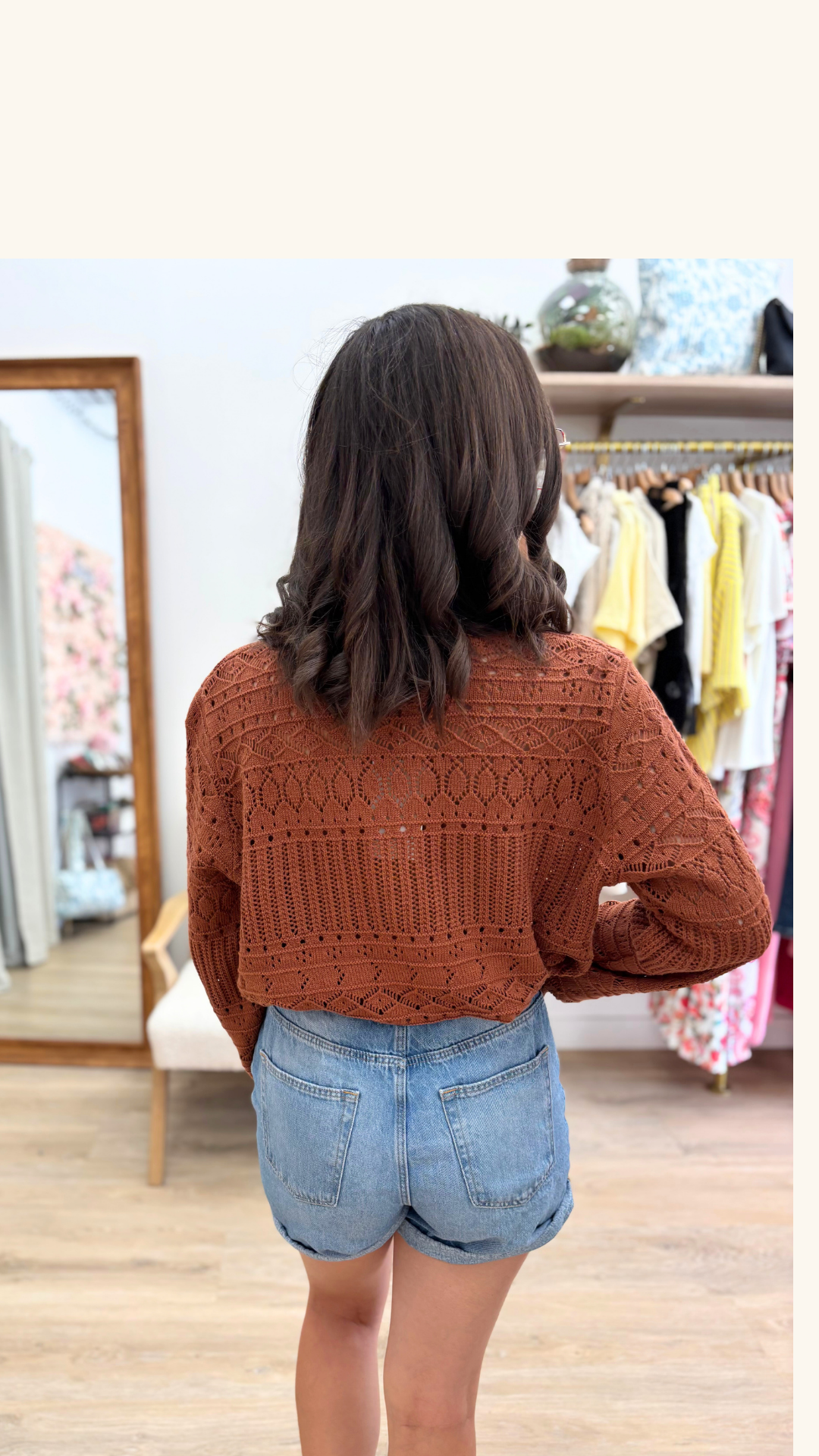 Gilet Audrey terracotta