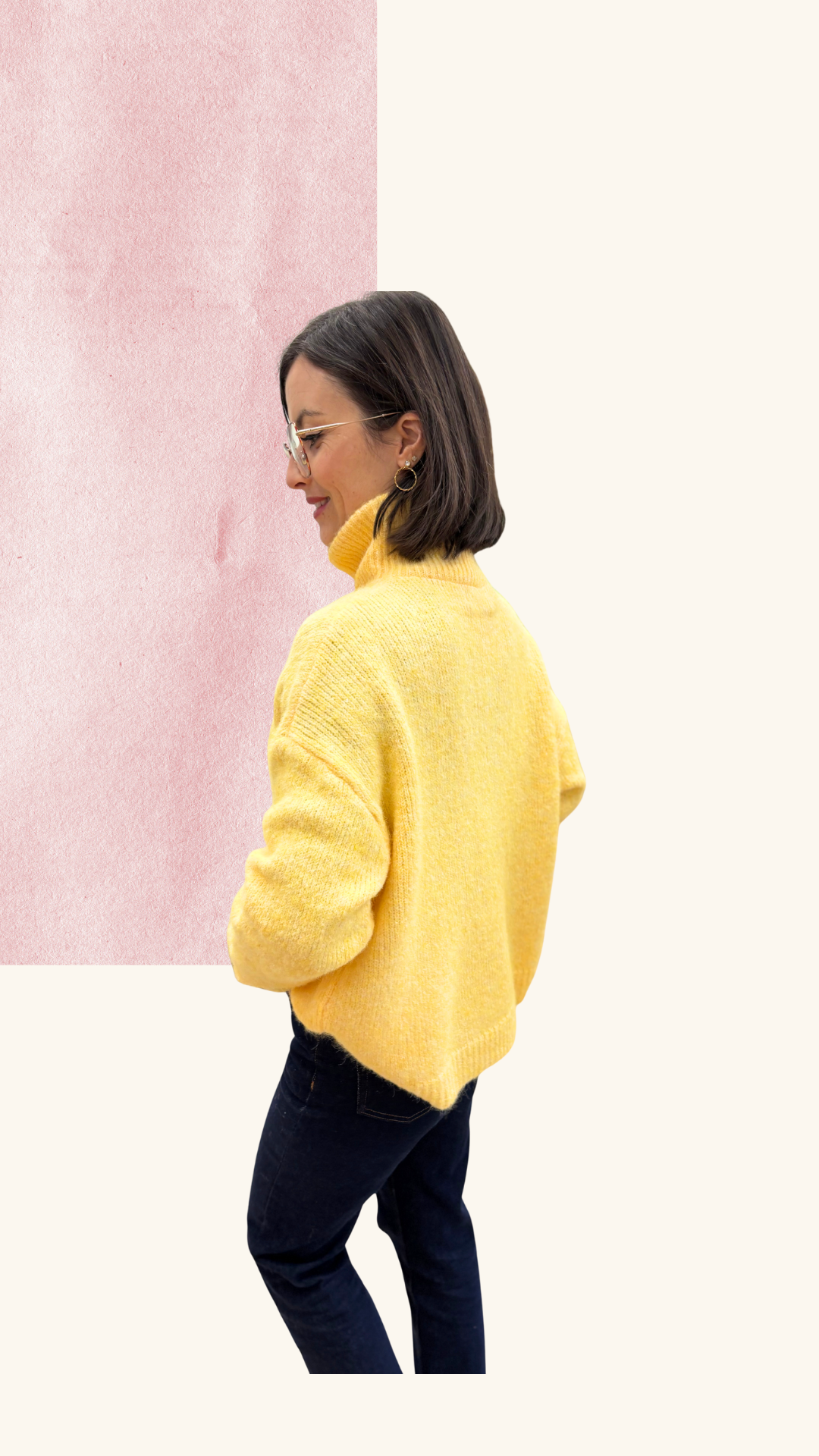Pull Flavie jaune