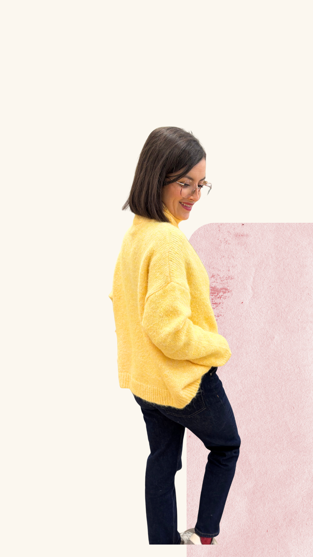Pull Flavie jaune
