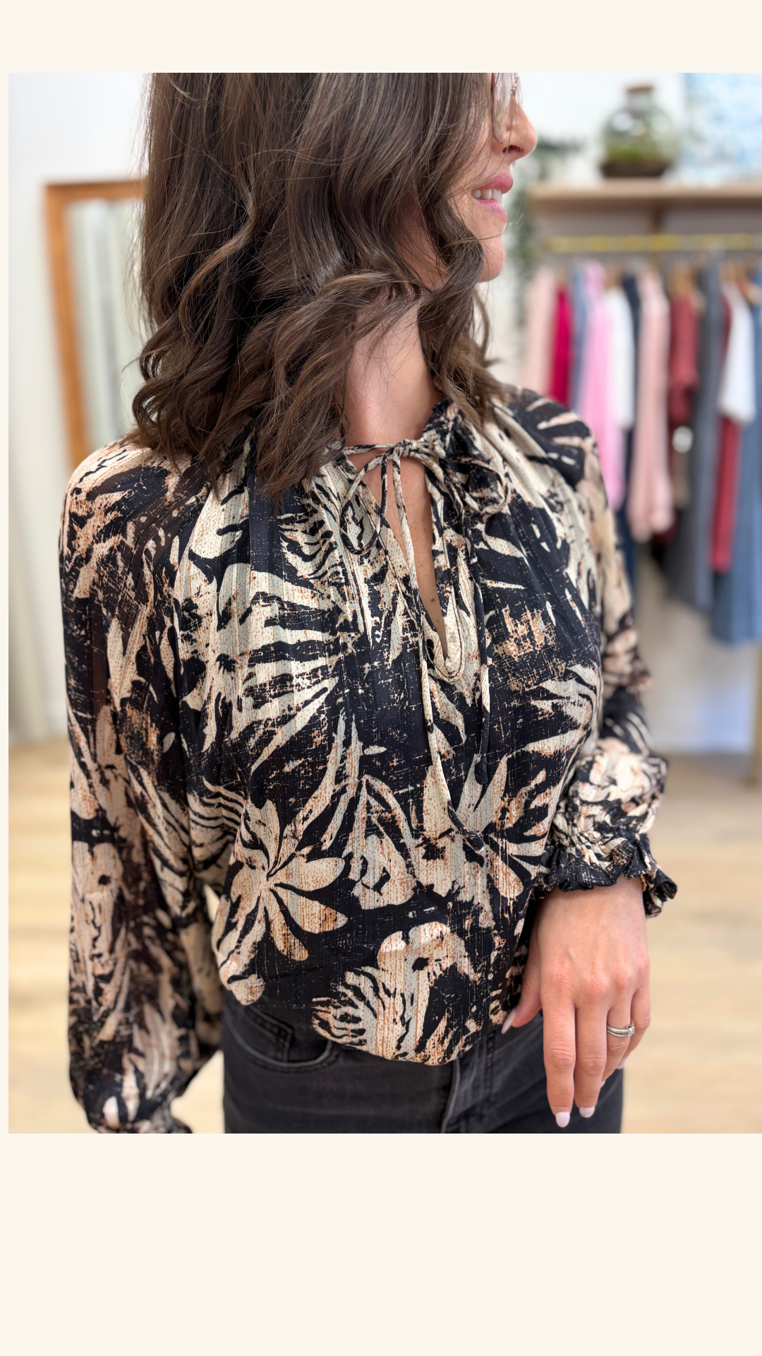 Blouse Nadine noir