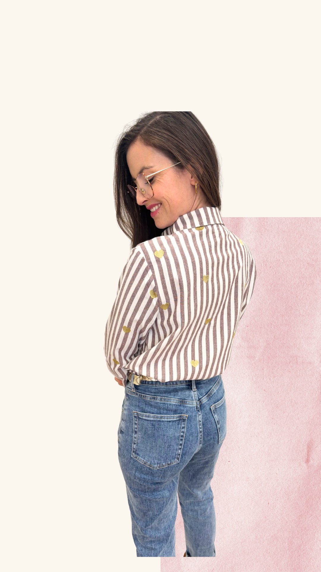 Chemise Louise marron