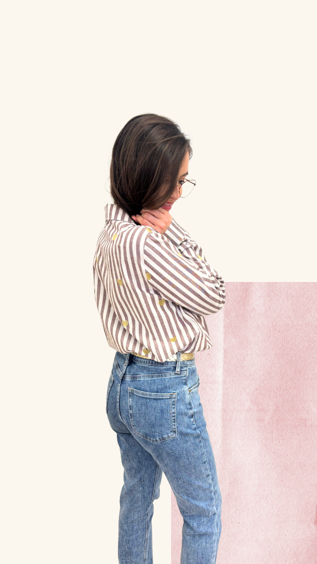 Chemise Louise marron