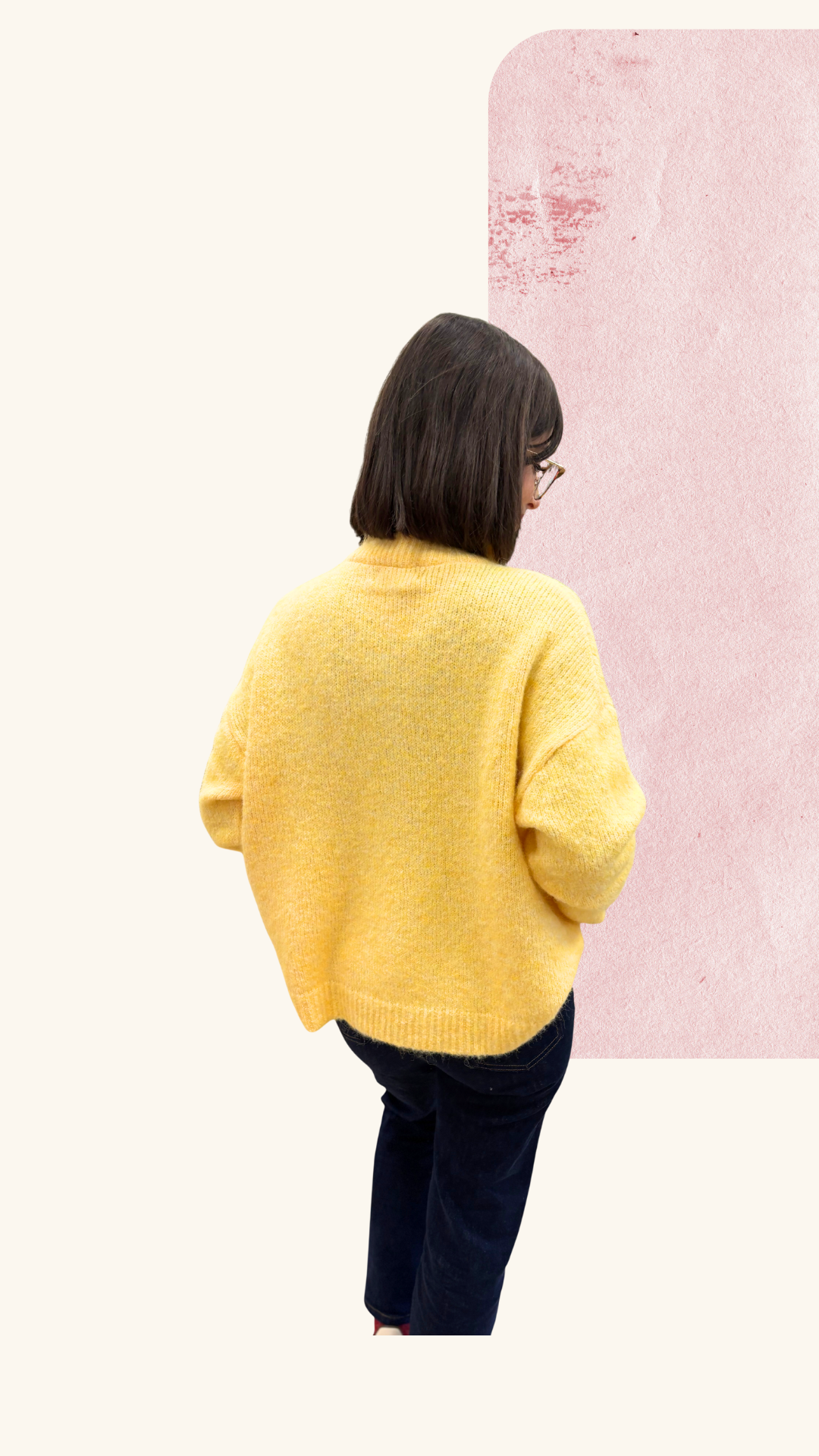 Pull Flavie jaune