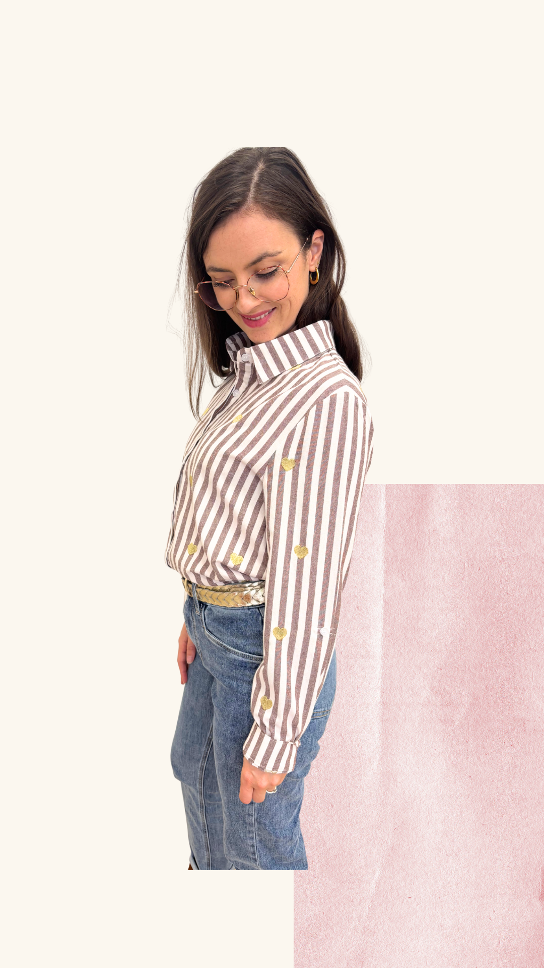 Chemise Louise marron