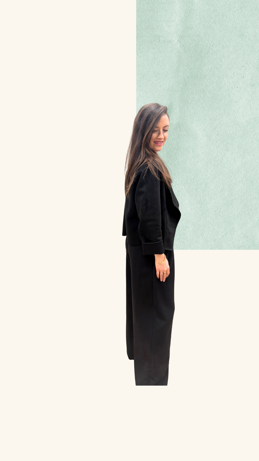 Veste Charlène en suédine noir