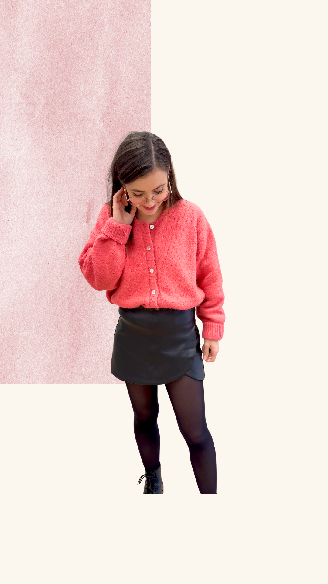 Gilet Thelma framboise