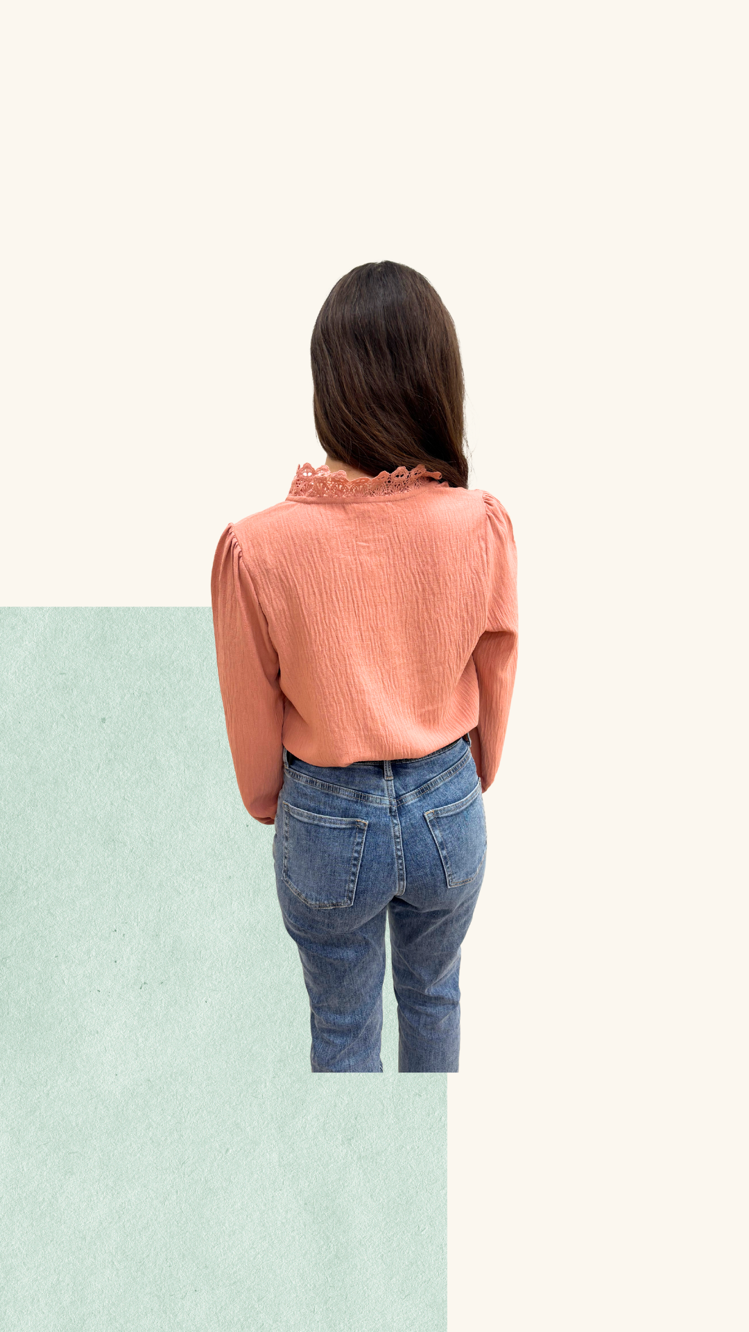 Blouse Victoria rose