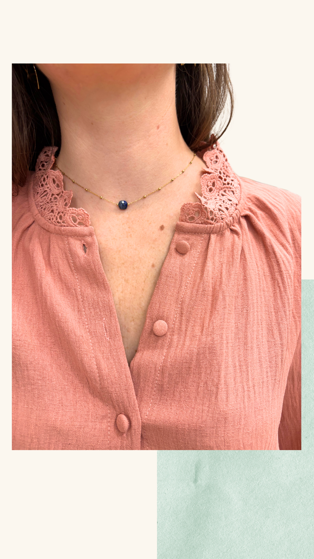 Blouse Victoria rose