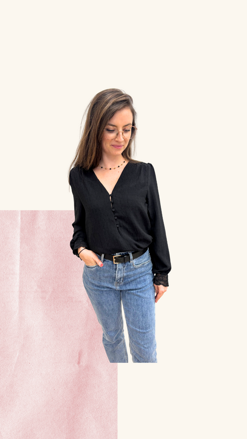 Blouse Aude noire