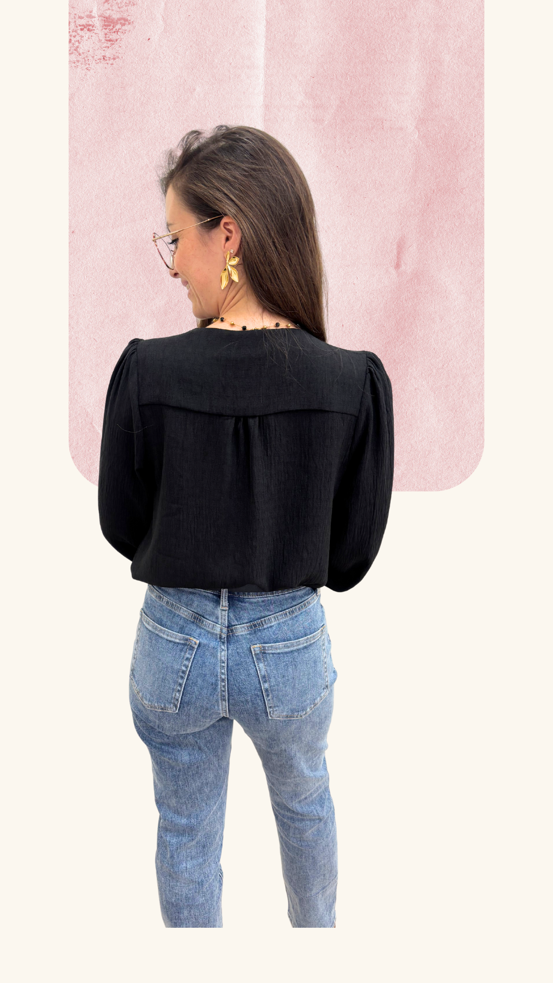 Blouse Aude noire