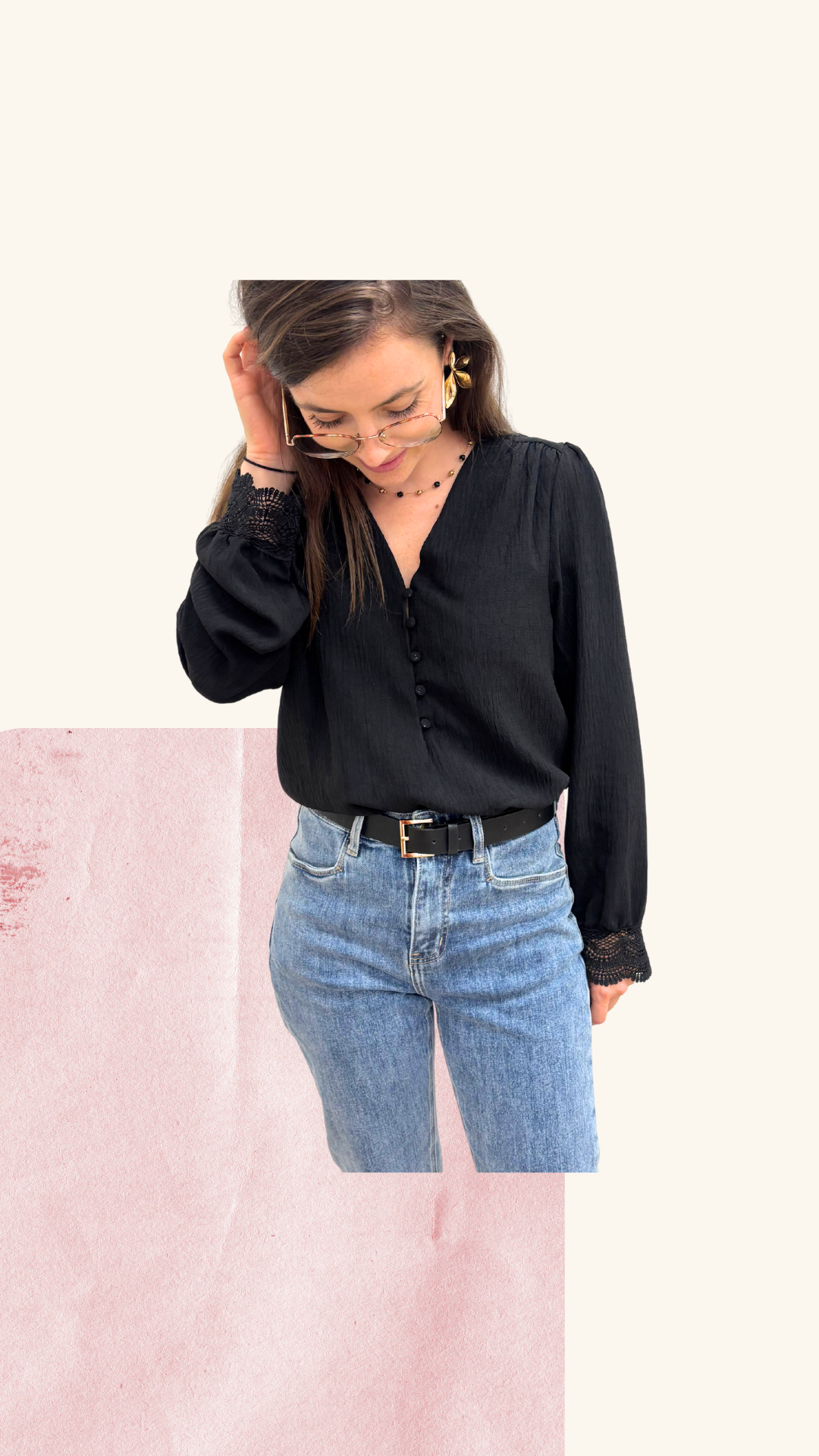 Blouse Aude noire