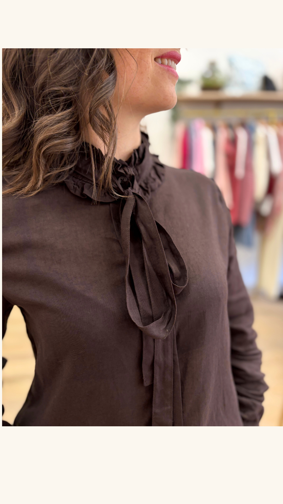Chemise Capucine choco