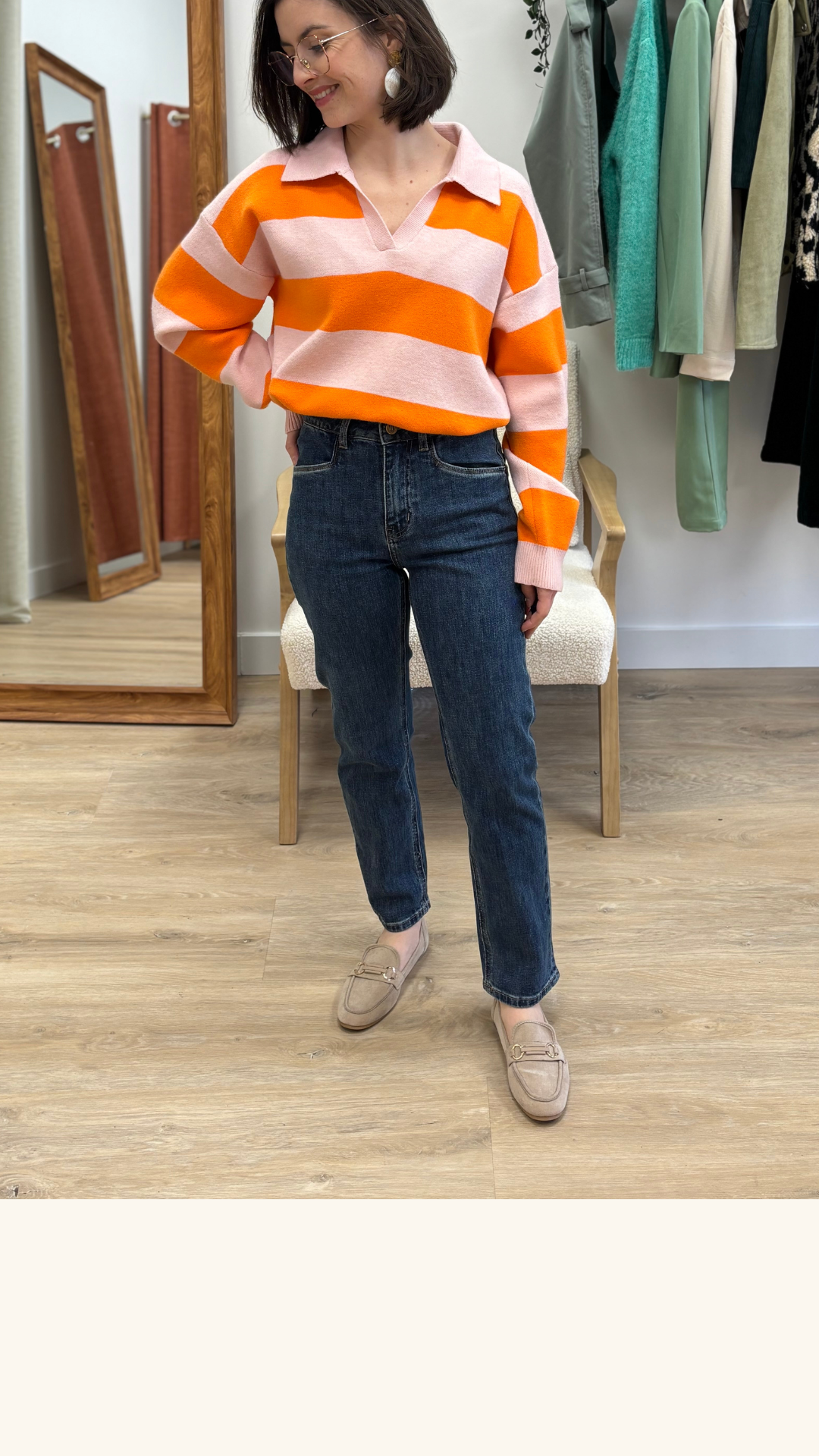 Jean Mila cigarette denim